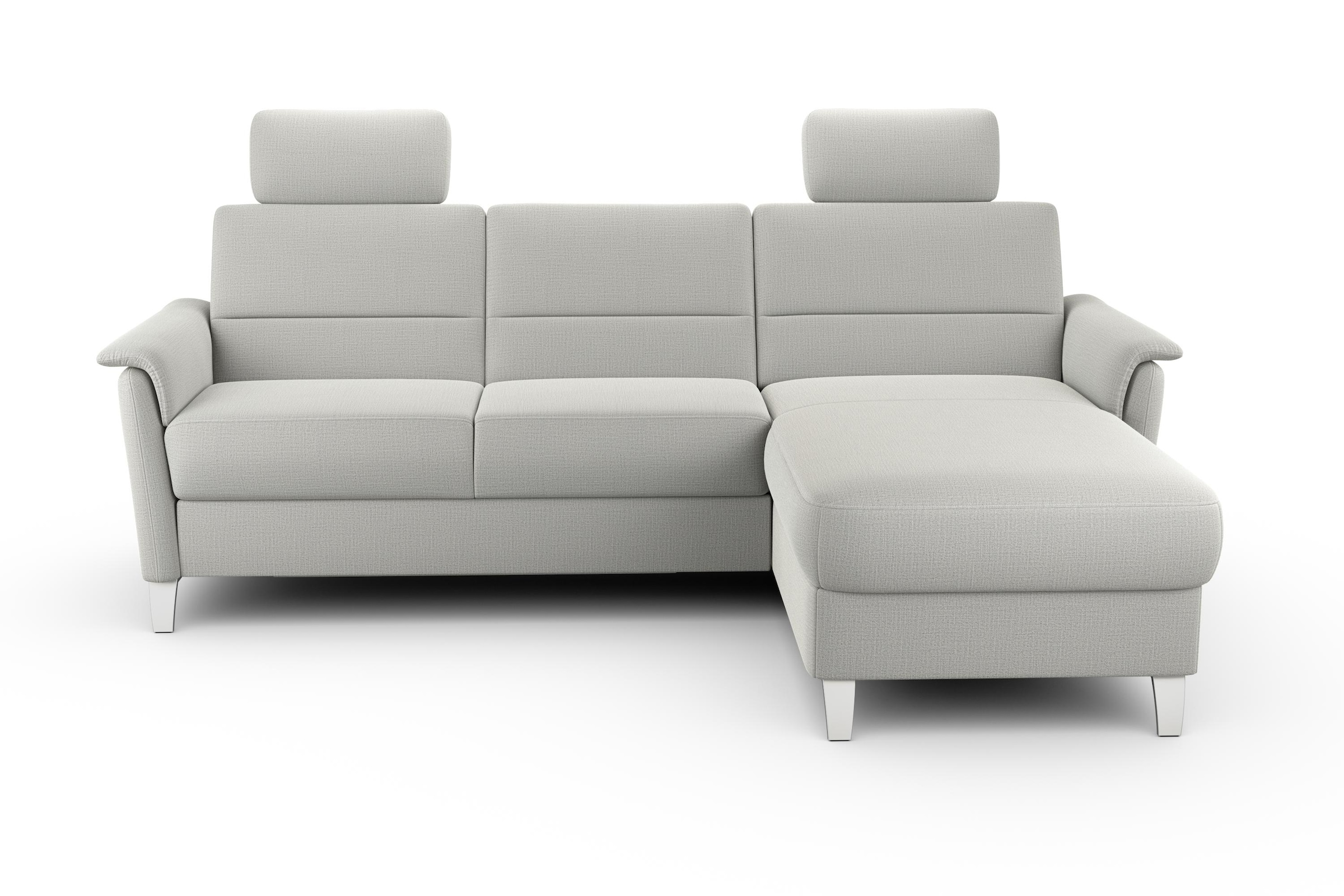 sit&more Ecksofa »Palmera L-Form«, Federkern, wahlweise mit Bettfunktion und mit/ohne Stauraum