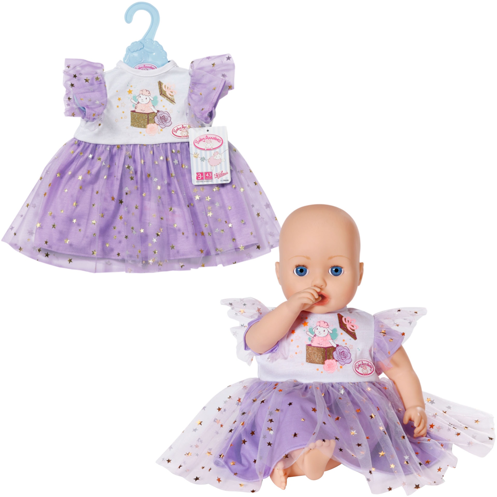 Baby Annabell Puppenkleidung »Tütükleid 43 cm«