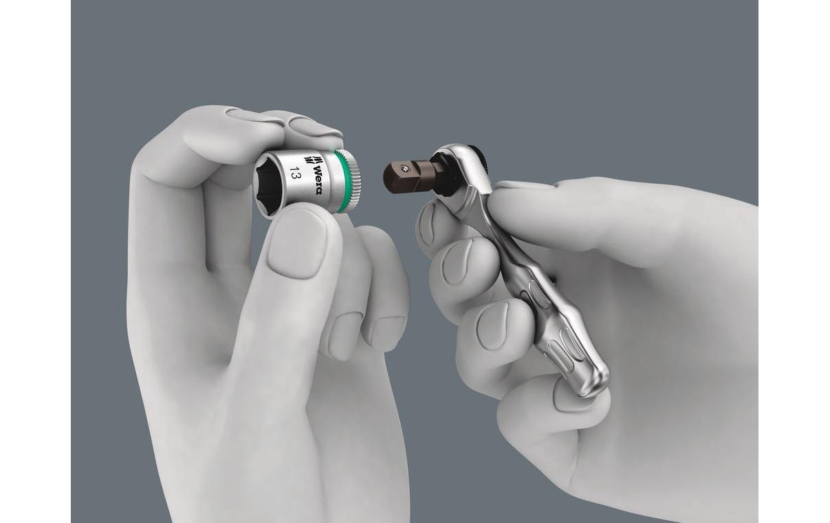 Wera Ratsche »8001 A Zyklop Mini 1«, (2 St.)