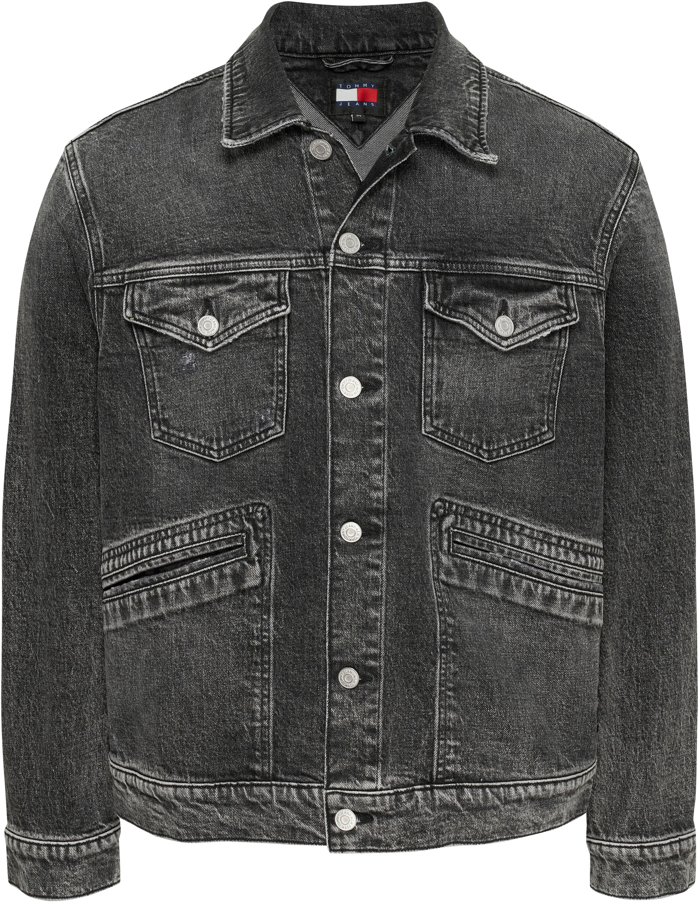 Tommy Jeans Jeansjacke »ISAAC DENIM TRUCKER CH6187«, mit Logoprägung