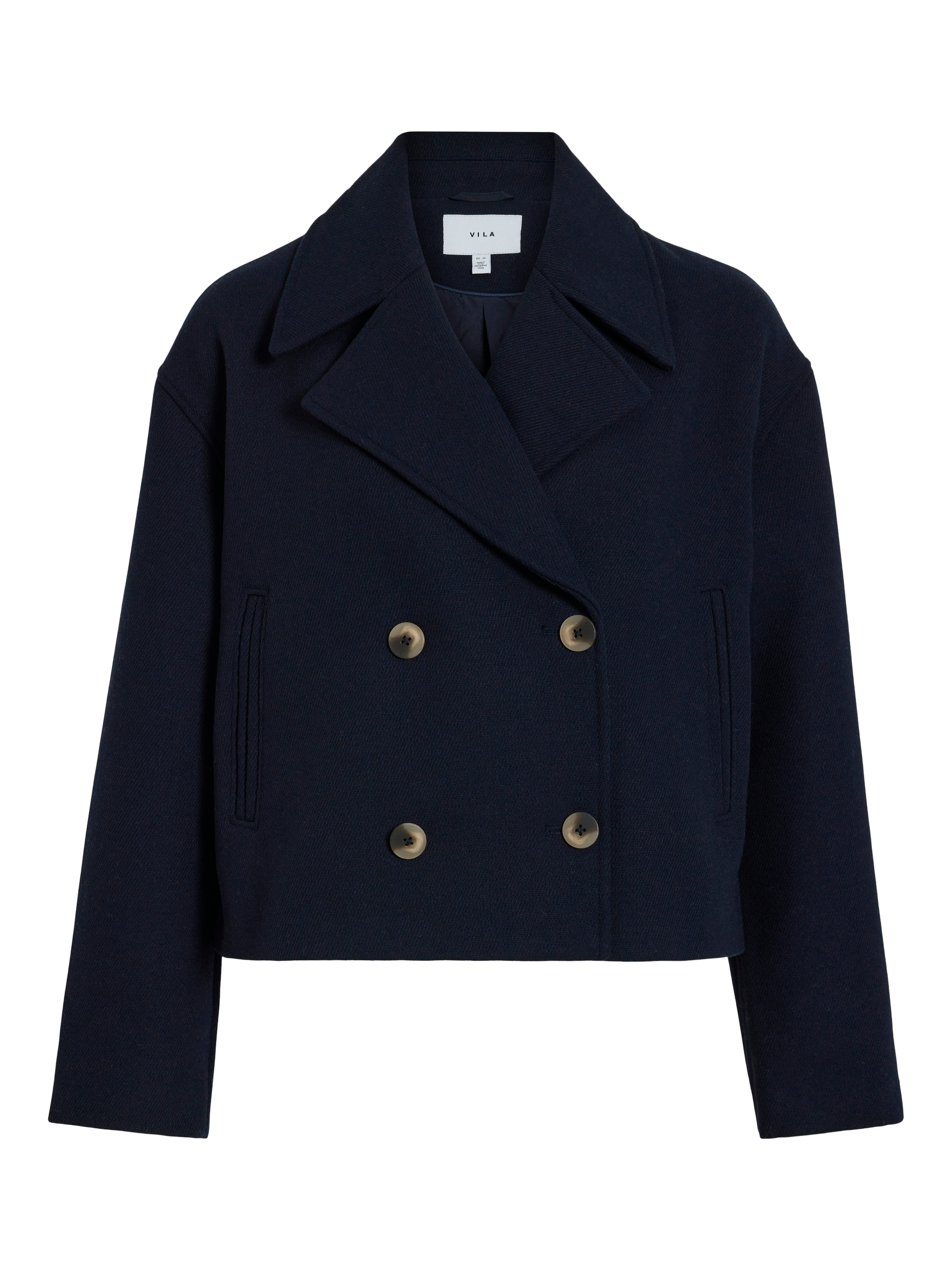 Vila Kurzjacke »VIKAMINA L/S V-NECK JACKET - NOOS«