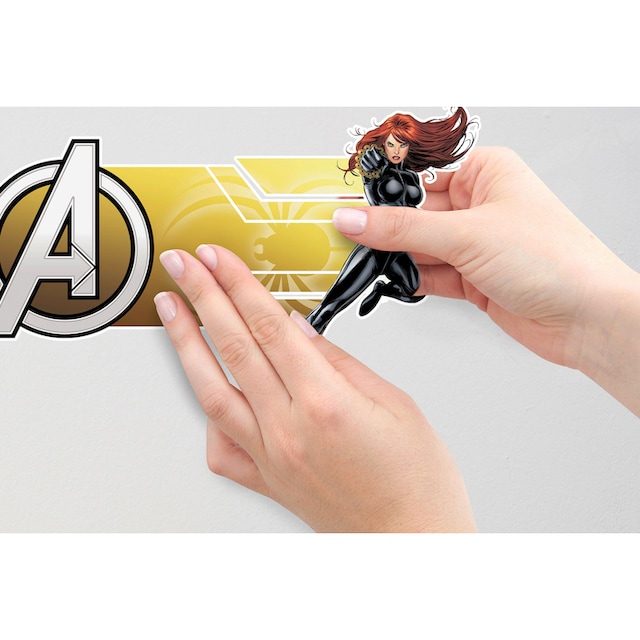✵ Komar Wandtattoo »Avengers Plates«, (7 St.), 100x70 cm (Breite x Höhe), selbstklebendes  Wandtattoo online kaufen | Jelmoli-Versand