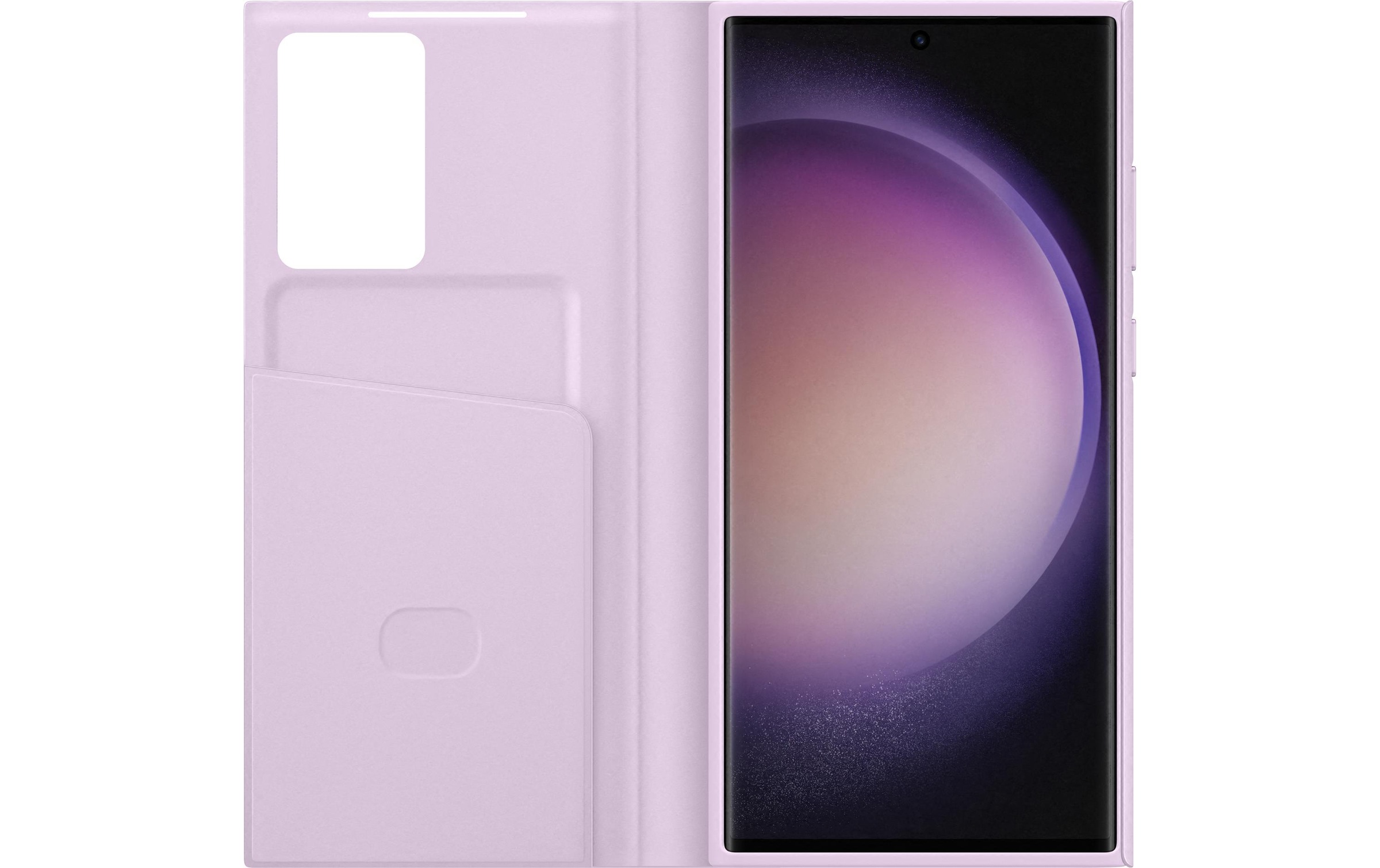 Handyhülle »Smart View Wallet Lavendel«, Samsung Galaxy S23 Ultra