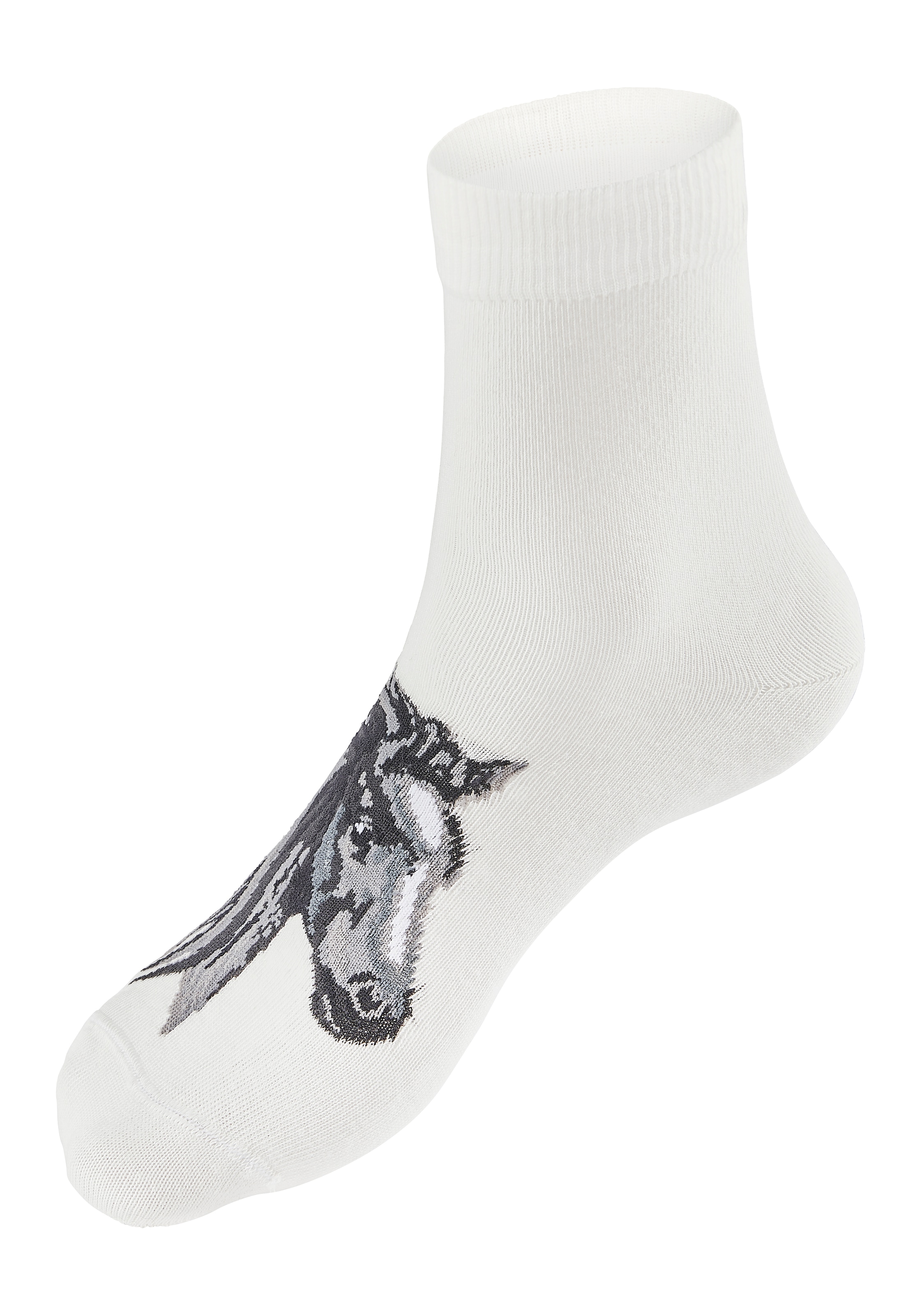 Shop mit Socken, verschiedenen Pferdemotiven ❤ H.I.S (5 kaufen Paar), im Jelmoli-Online
