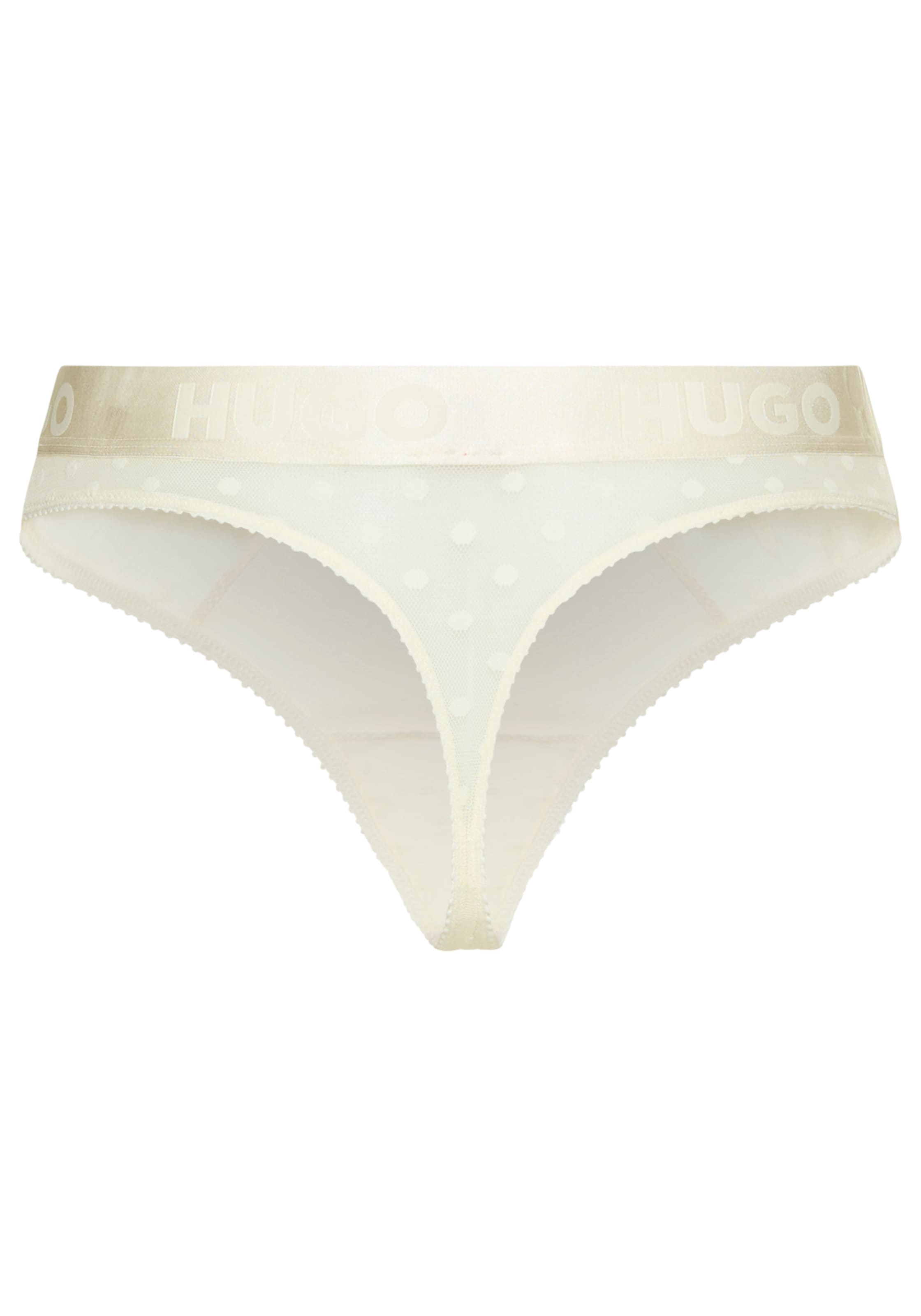 HUGO Underwear String »THONG SL DESIGN«, mit Mesheinsatz