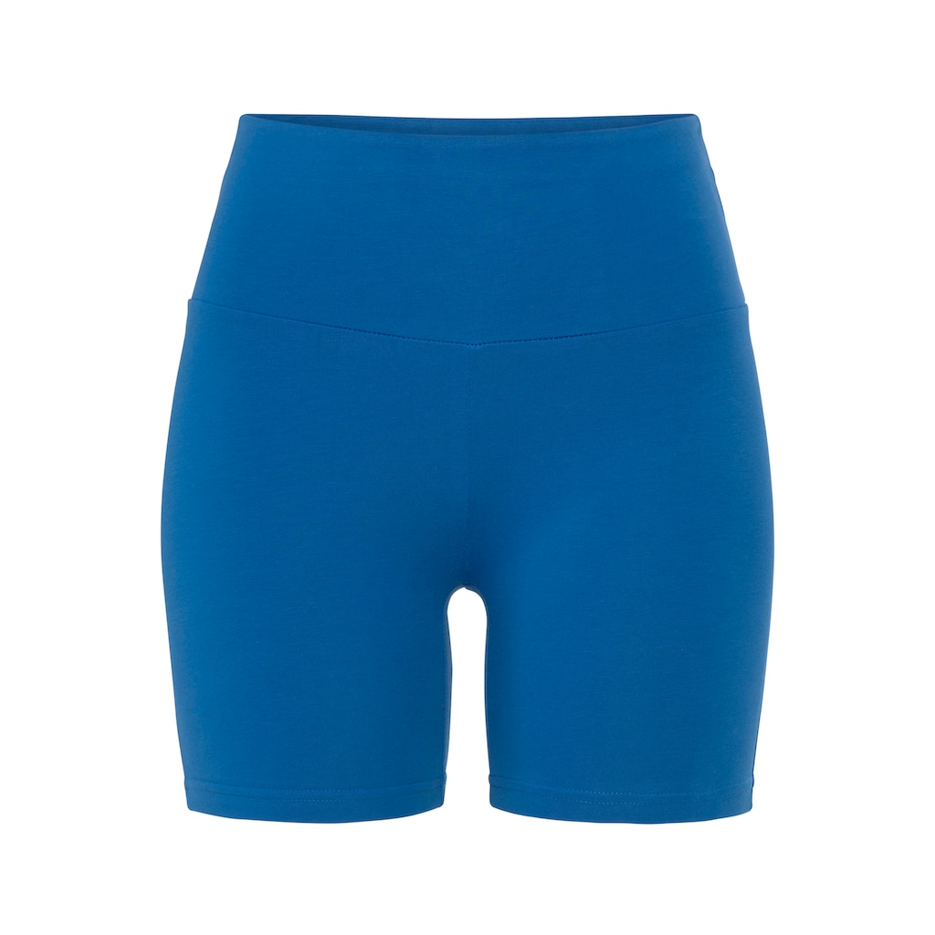 LASCANA Shorts »mit breitem Bündchen«