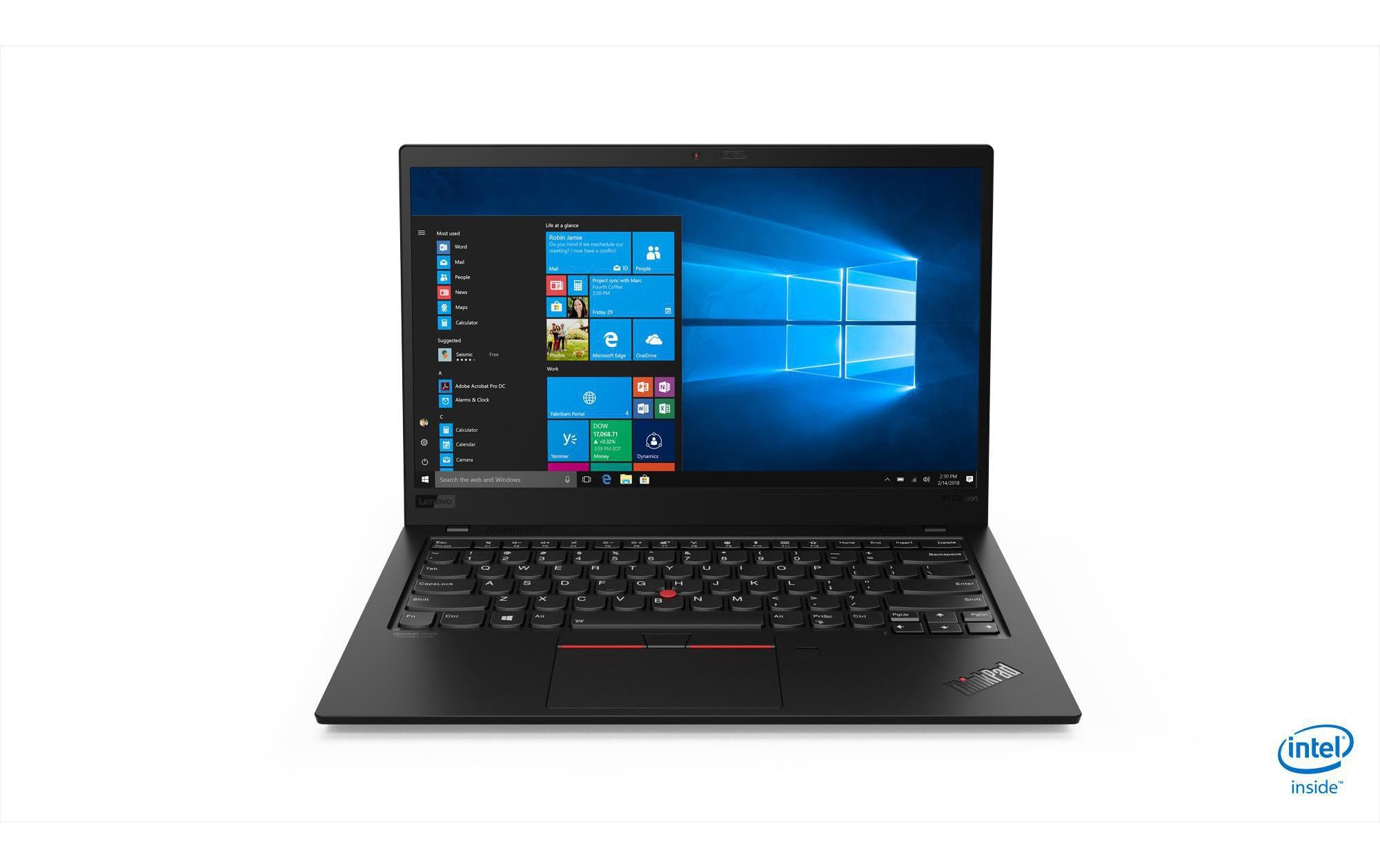 Lenovo Notebook »ThinkPad X1 Carbon Gen. 7 LTE Privacy Guard«, 35,56 cm, / 14 Zoll, Intel, Core i5, UHD Graphics 620, 0 GB HDD, 512 GB SSD