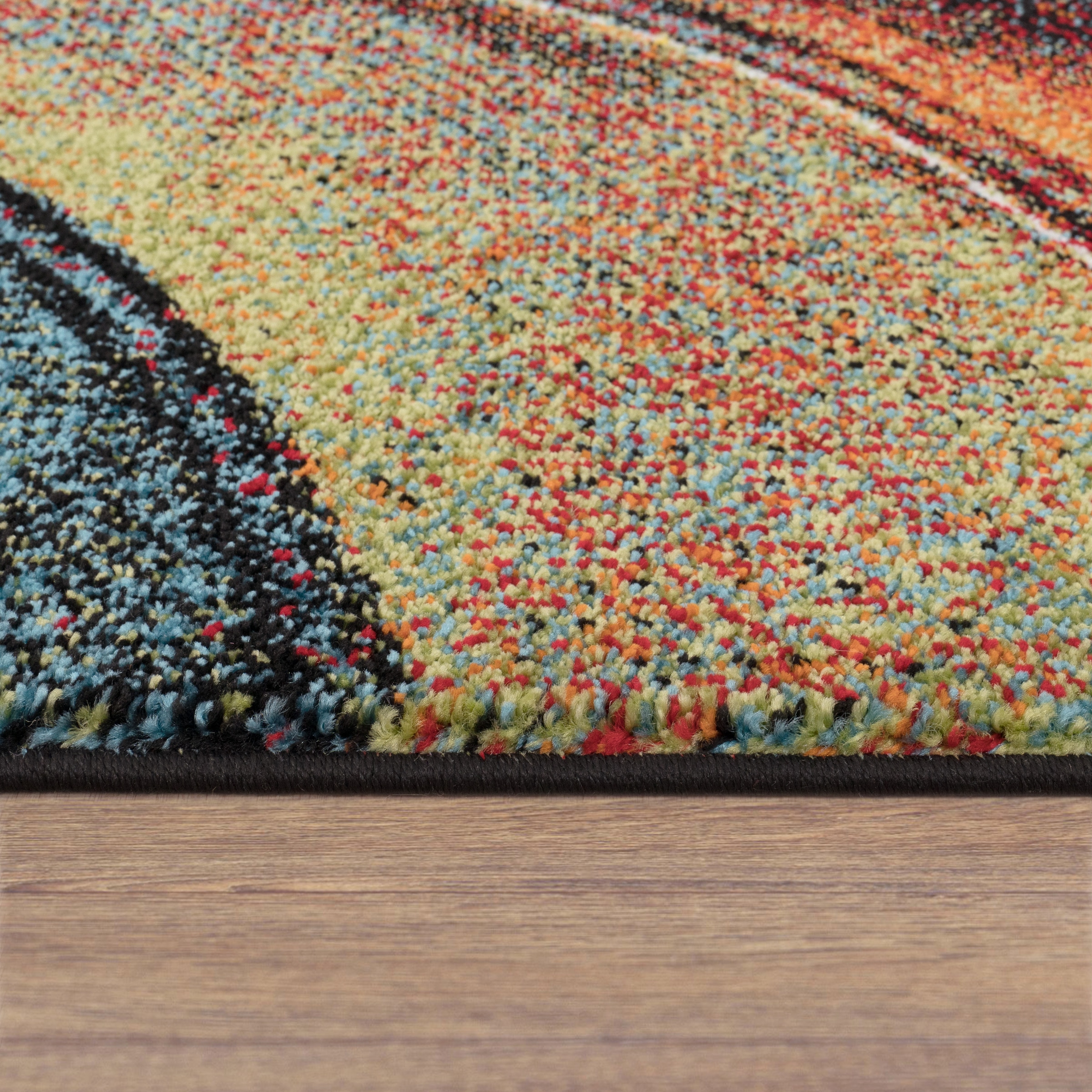 Paco Home Teppich »Canvas 902«, rechteckig, 16 mm Höhe, Kurzflor, modernes Design, ideal im Wohnzimmer & Schlafzimmer