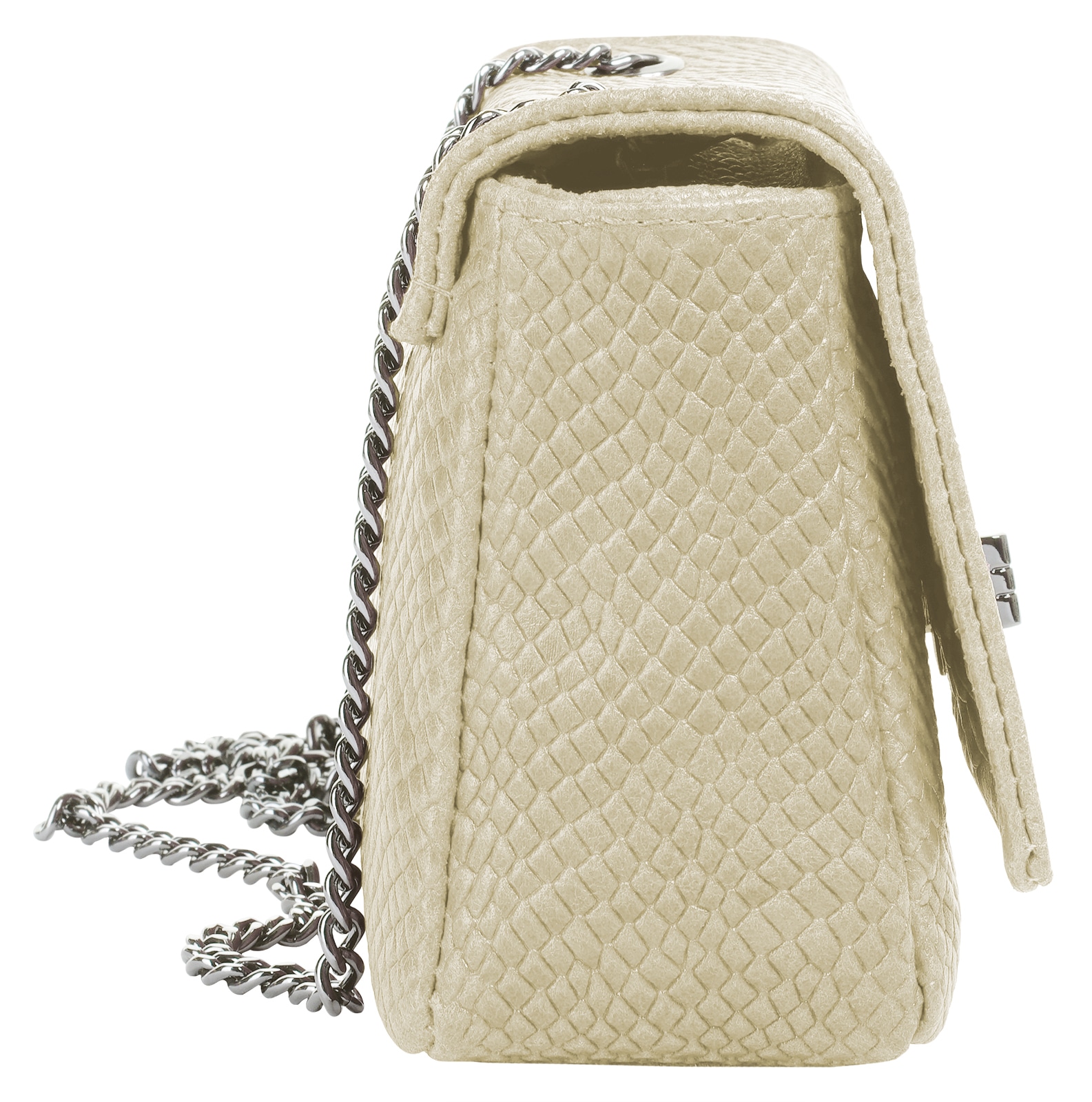 Cluty Umhängetasche, echt Leder, Made in Italy