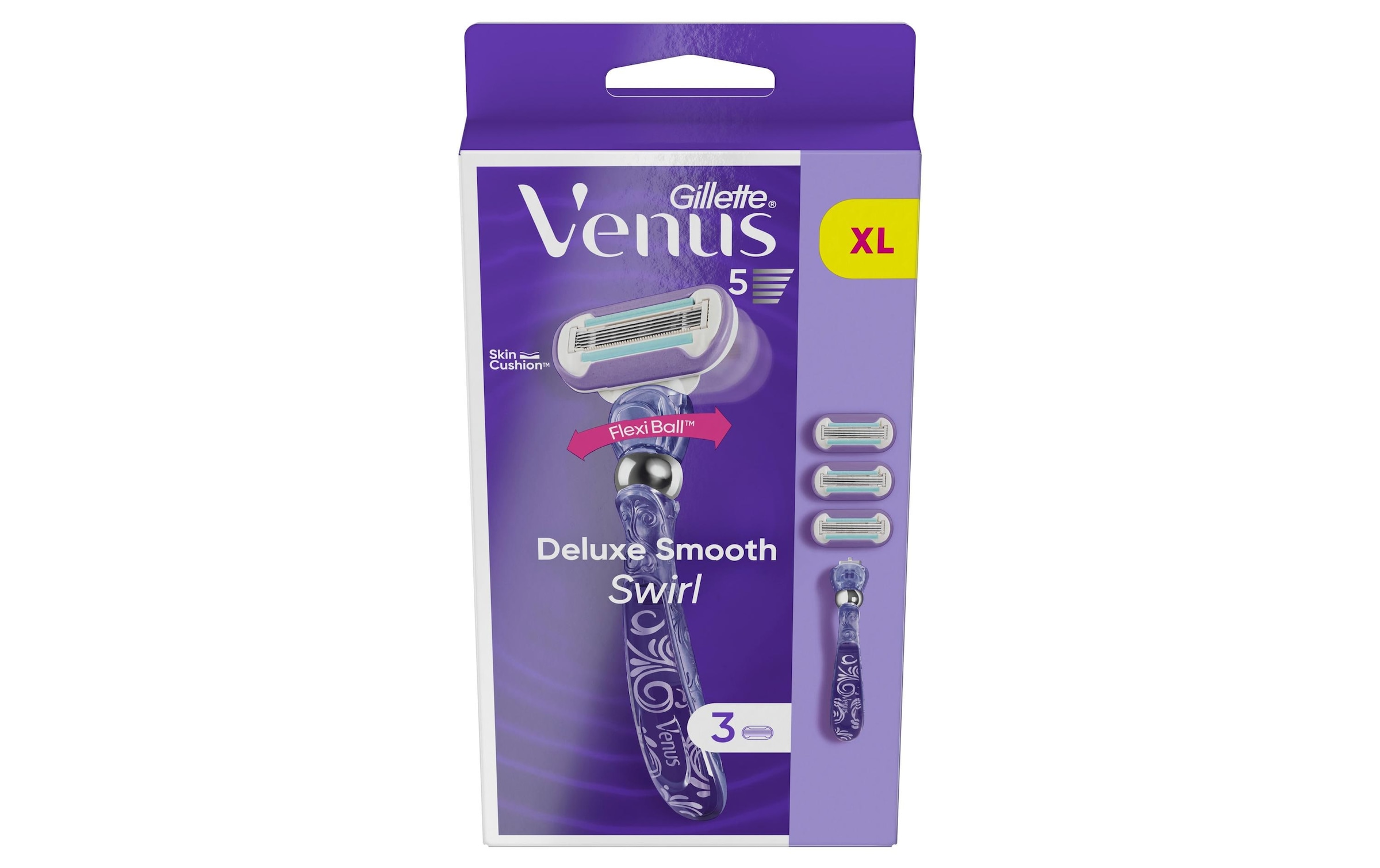 Gillette Venus Körperrasierer »Rasierer Deluxe Smooth Swirl 3 Stück«