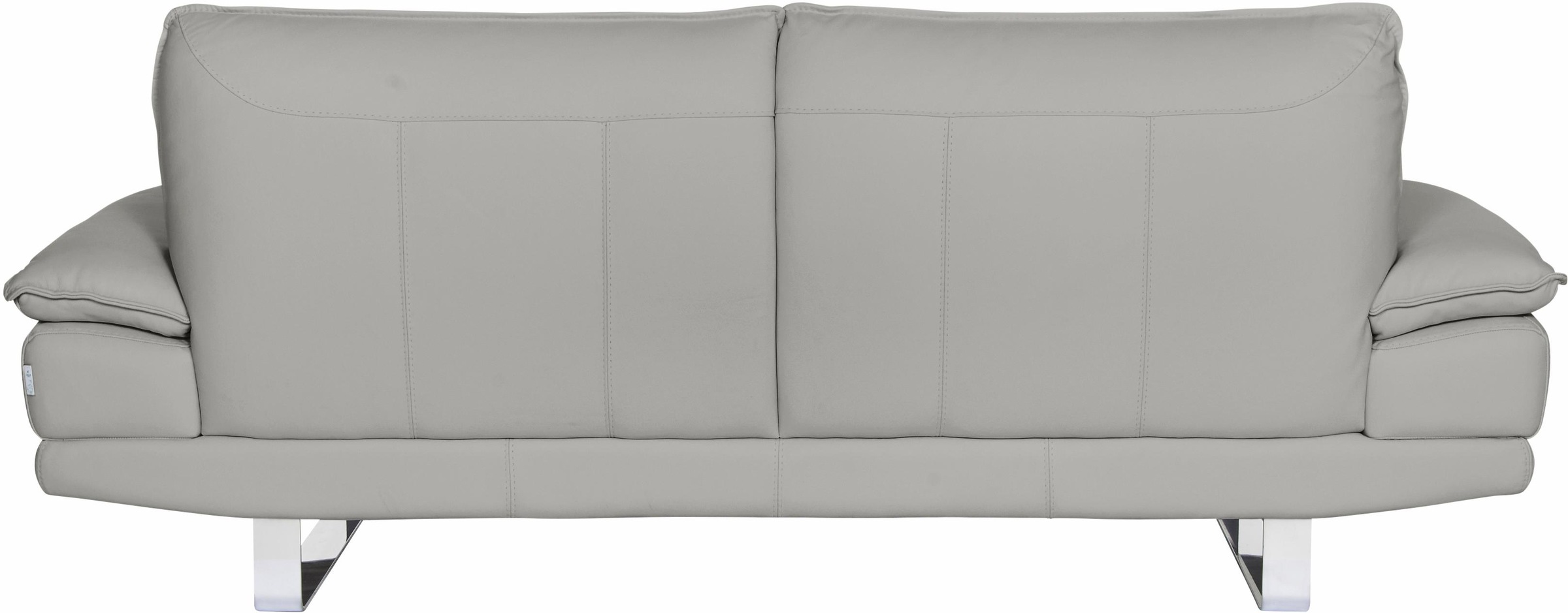 CALIA ITALIA 3-Sitzer »Dave, Sitzkomfort der Extraklasse, tolle Details«, Designsofa auf Kufenfuss, in zwei Lederqualitäten