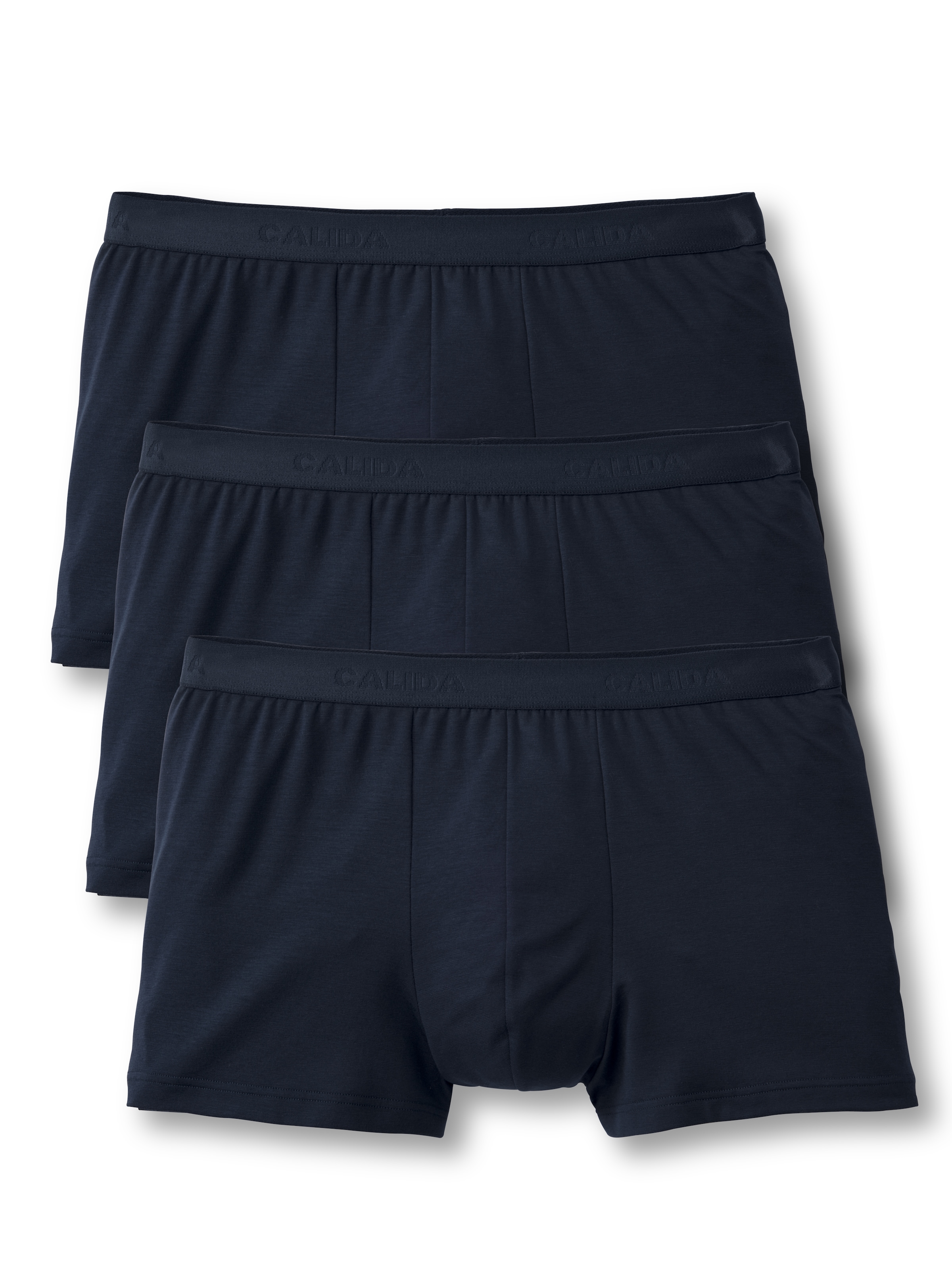 CALIDA Boxershorts »Natural Benefit« 3er Pack, Single Jersey-Qualität, elastisch