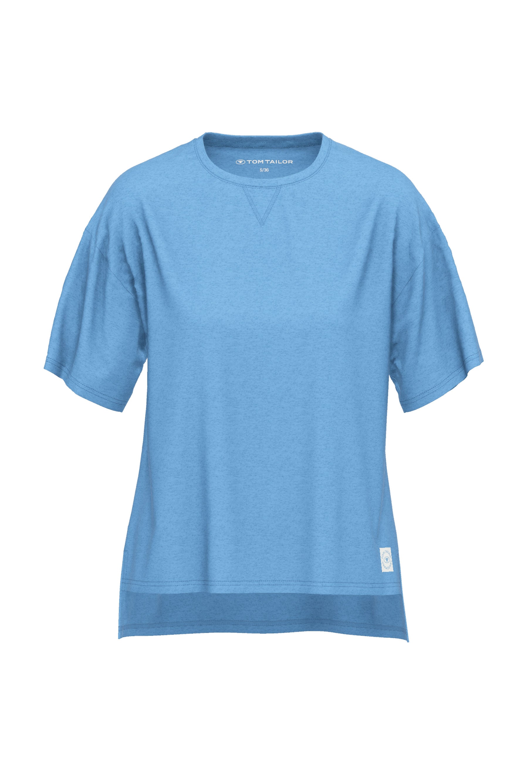 TOM TAILOR T-Shirt »Terry«, Kurzarm, Rundhalsausschnitt, lockere Passform