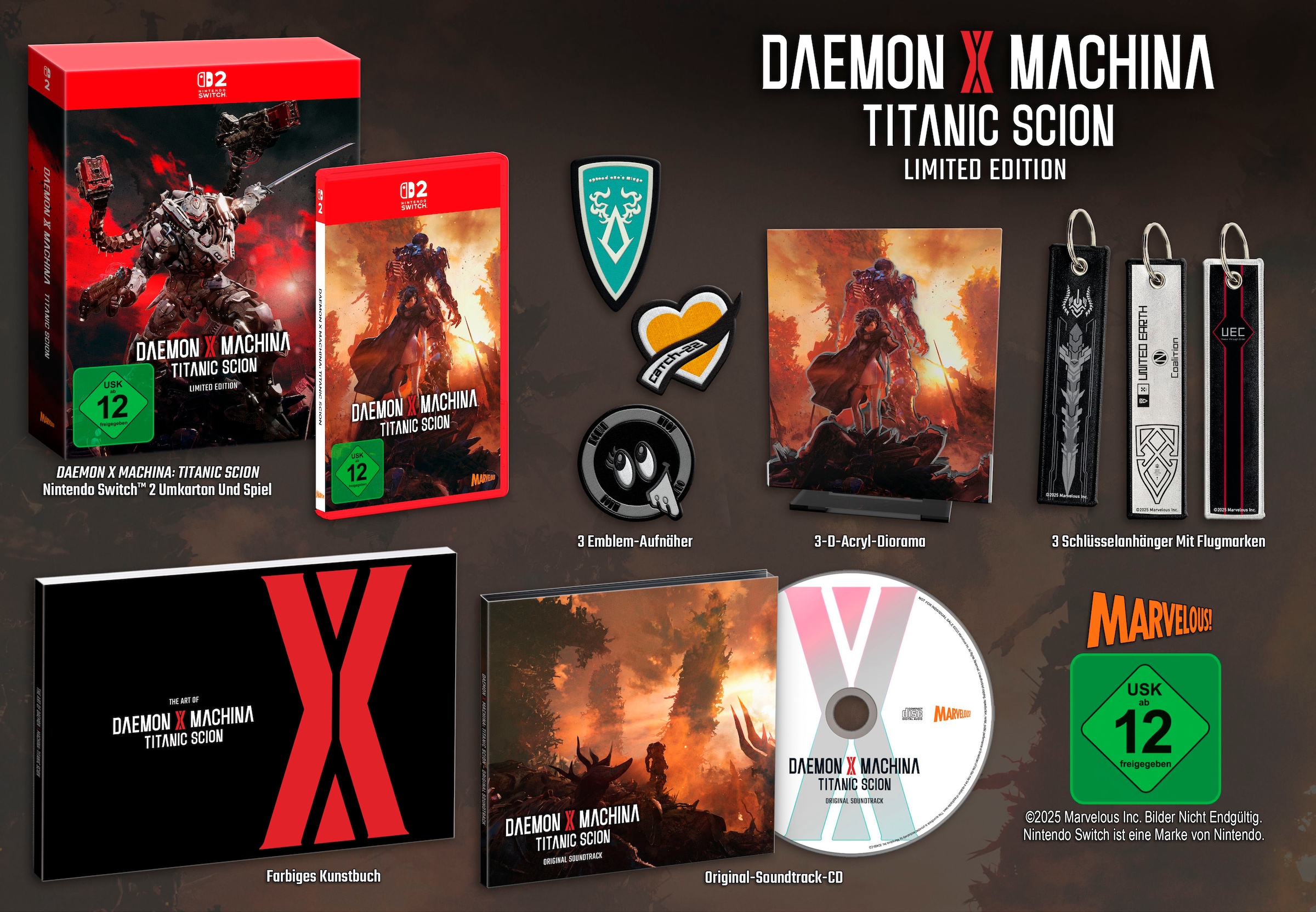 Marvelous Games Spielesoftware »Daemon X Machina: Titanic Scion Limited Edition (Switch 2)«, Nintendo Switch 2
