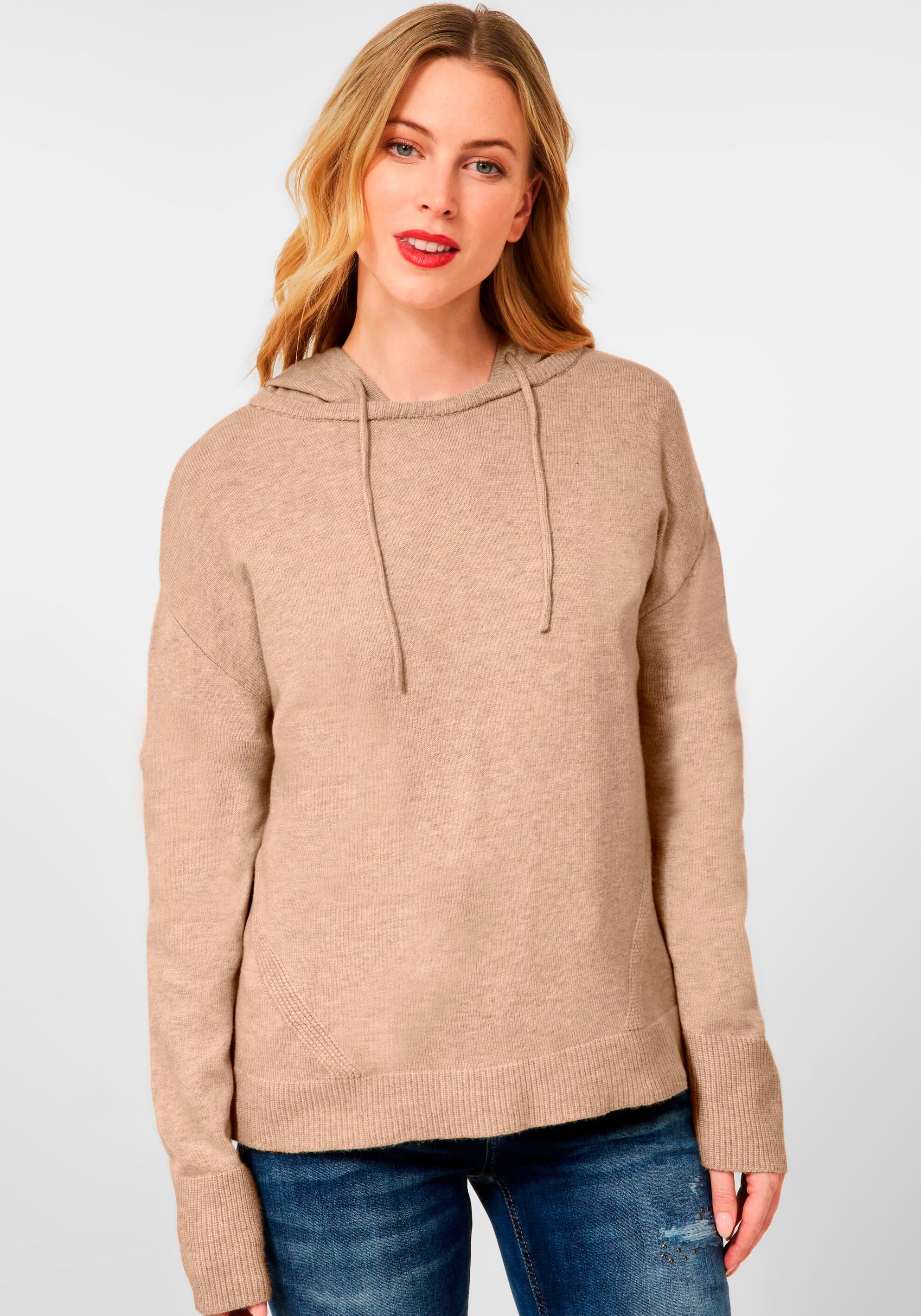 STREET ONE Kapuzenpullover, mit Kapuzendetail kaufen