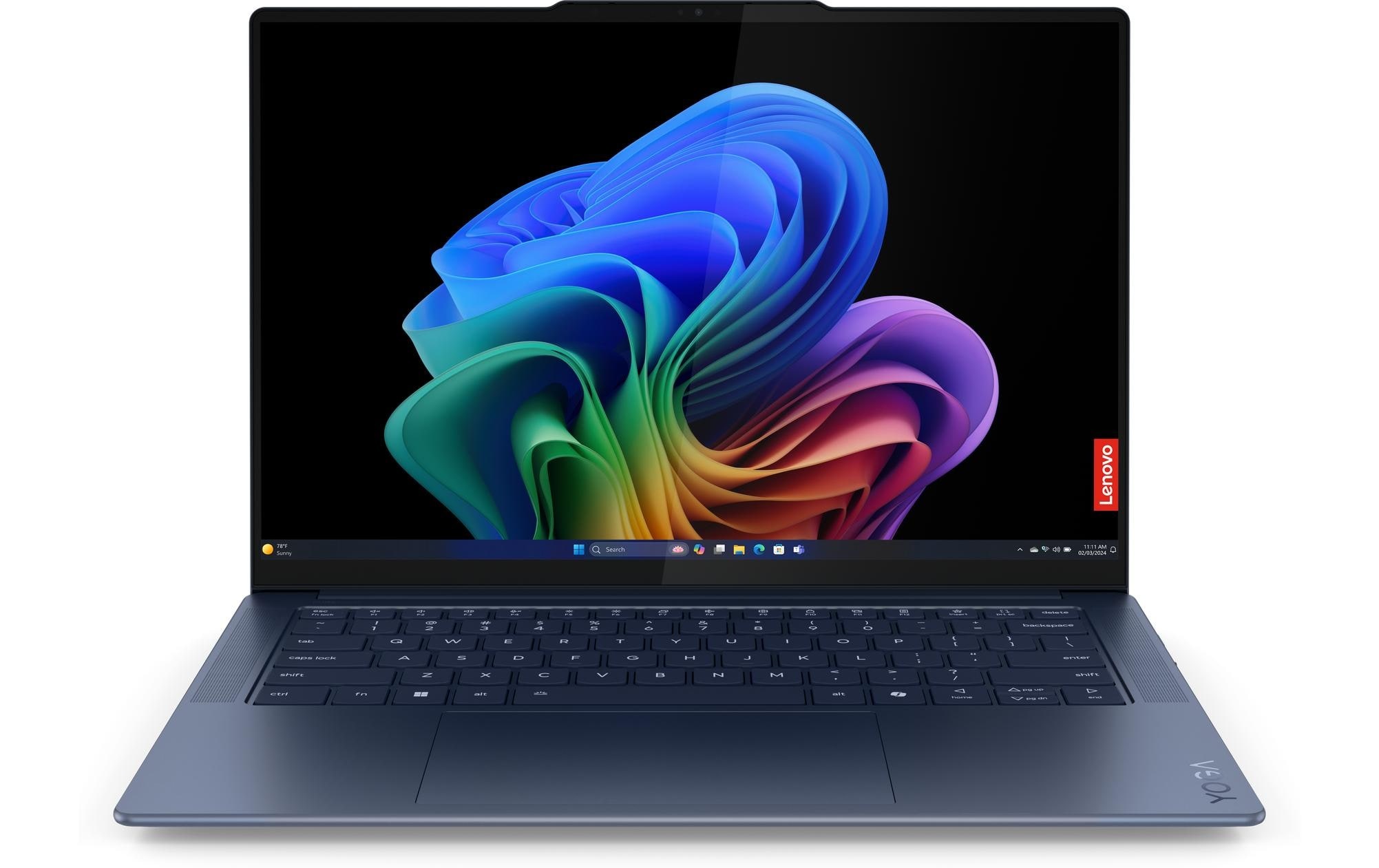 Lenovo Notebook »Yoga Slim 7 14Q8X9 (Snapdragon)«, 36,685 cm, / 14,5 Zoll, Qualcomm, Snapdragon X Plus, Adreno, 1000 GB SSD