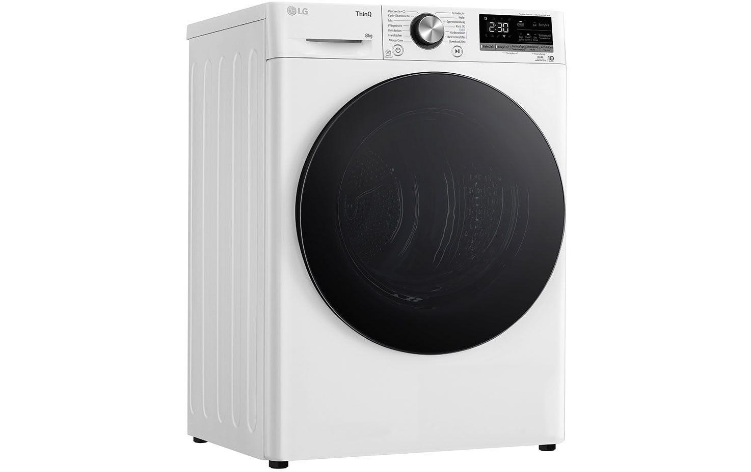 LG Wärmepumpentrockner »RT80V9W Links/Wechselbar«, 8 kg