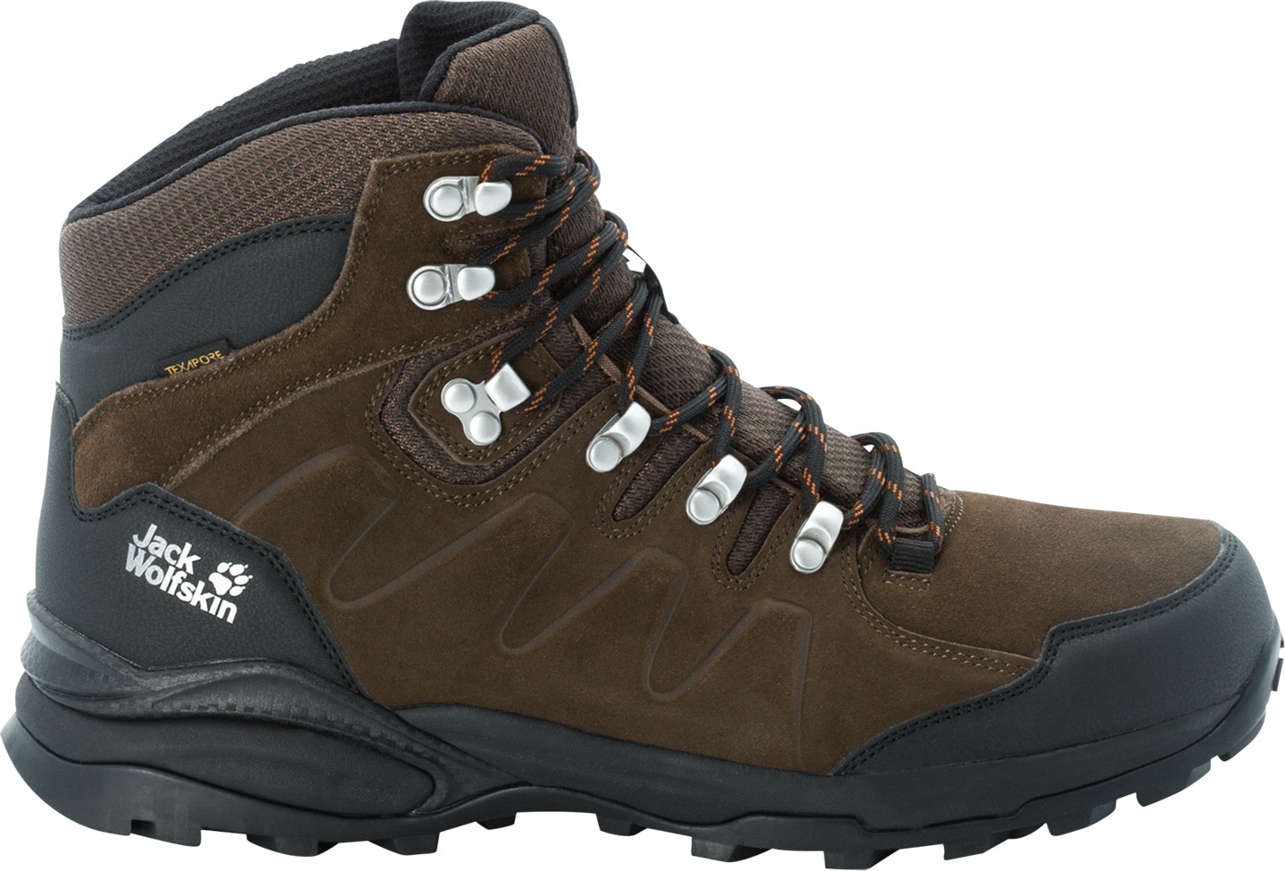 Jack Wolfskin Refugio Texapore Mid M Brown Hiking Boot 5