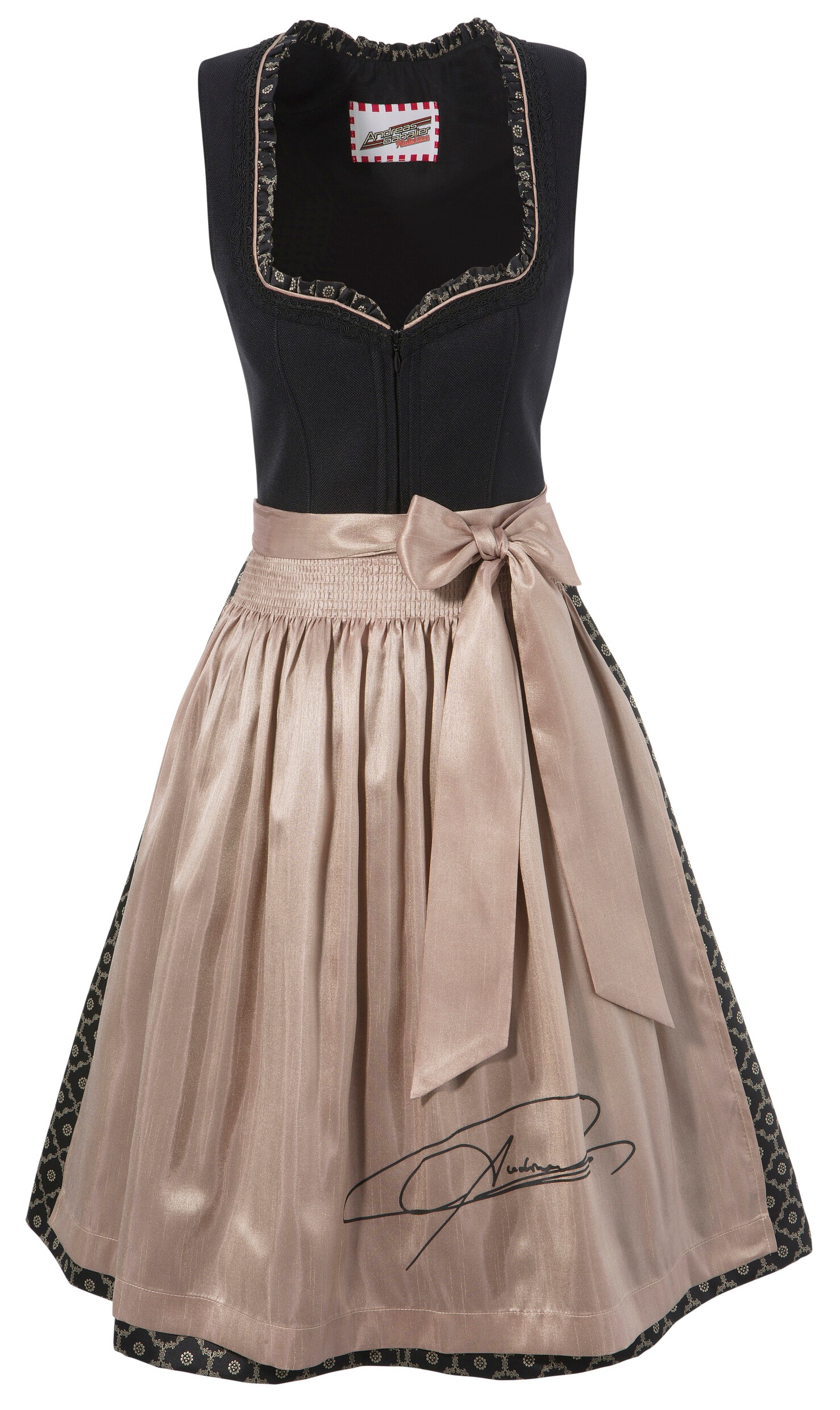 Image of Ackermann - Andreas Gabalier Kollektion Dirndl, (2 tlg.), Damen, midi mit "Andreas Gabalier" Autogramm auf der Schürze einkaufen bei Ackermann Versand Schweiz