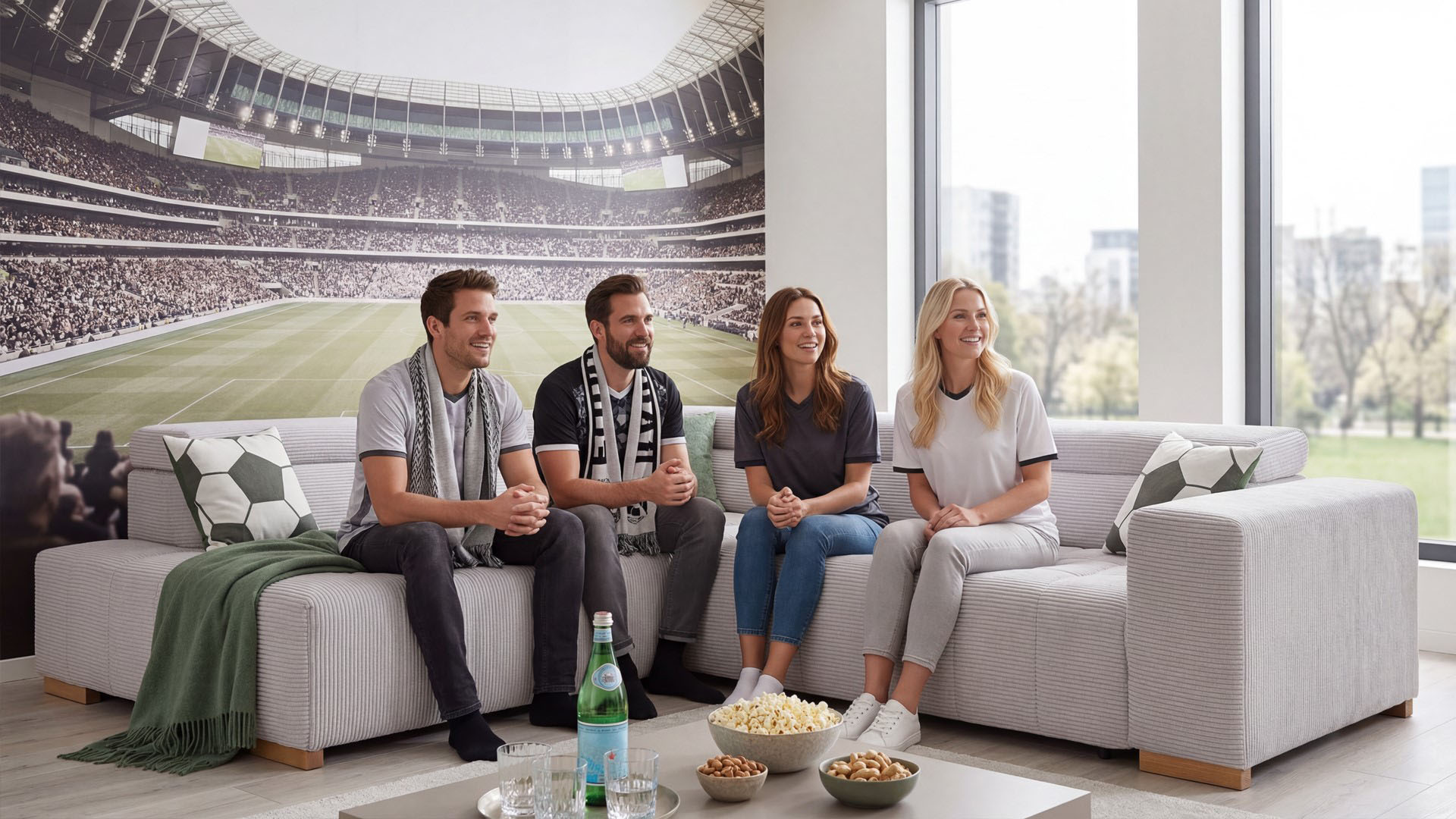 exxpo - sofa fashion Ecksofa "Elianos, hoher Sitzkomfort, aufwendige Kreuzsteppung im Sitz, L-Form" Kopfteile & Sitztiefe verstellbar, ohne Bettfunktion