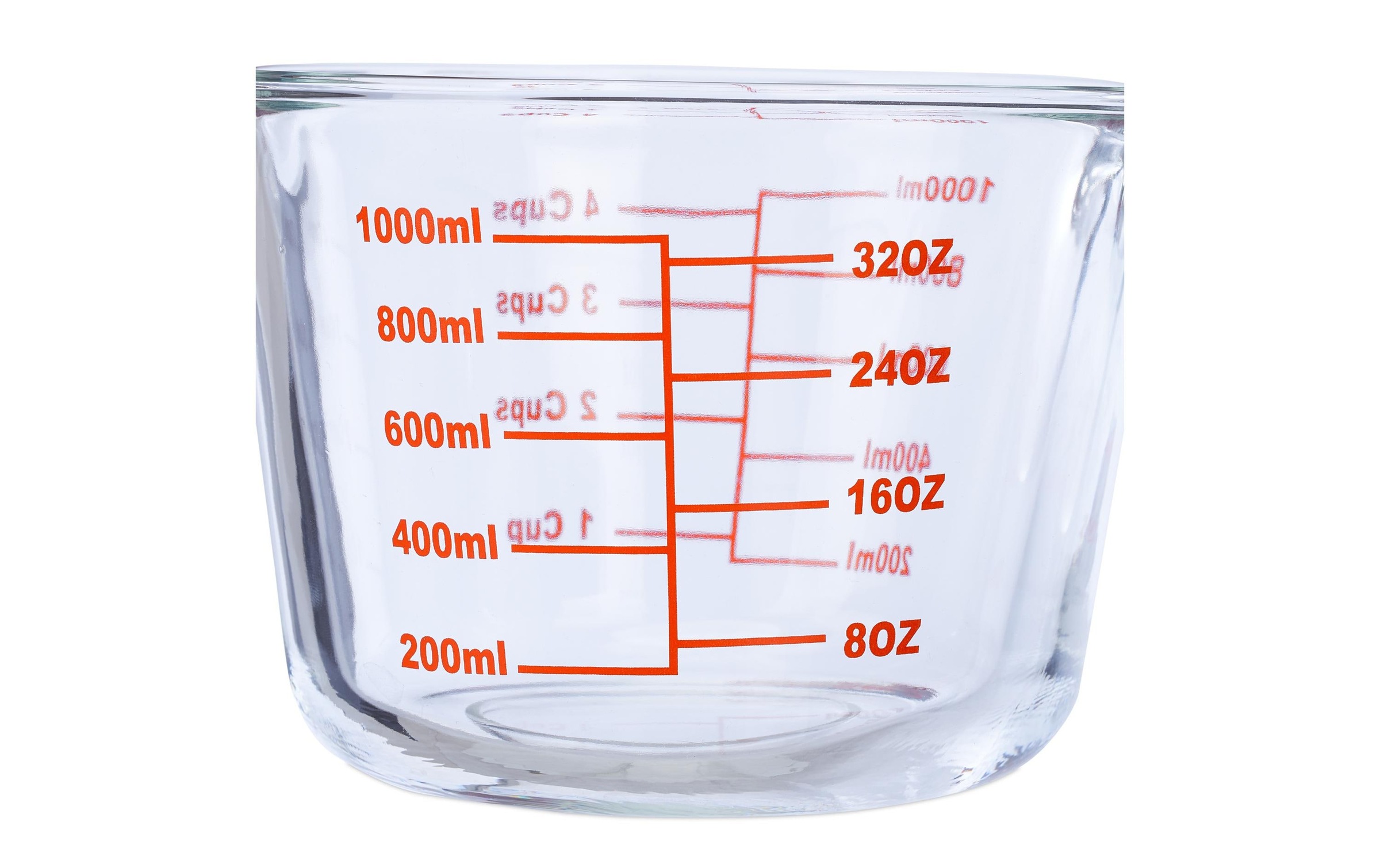 relaxdays Messbecher »1 l«, Glas, (1 St.)
