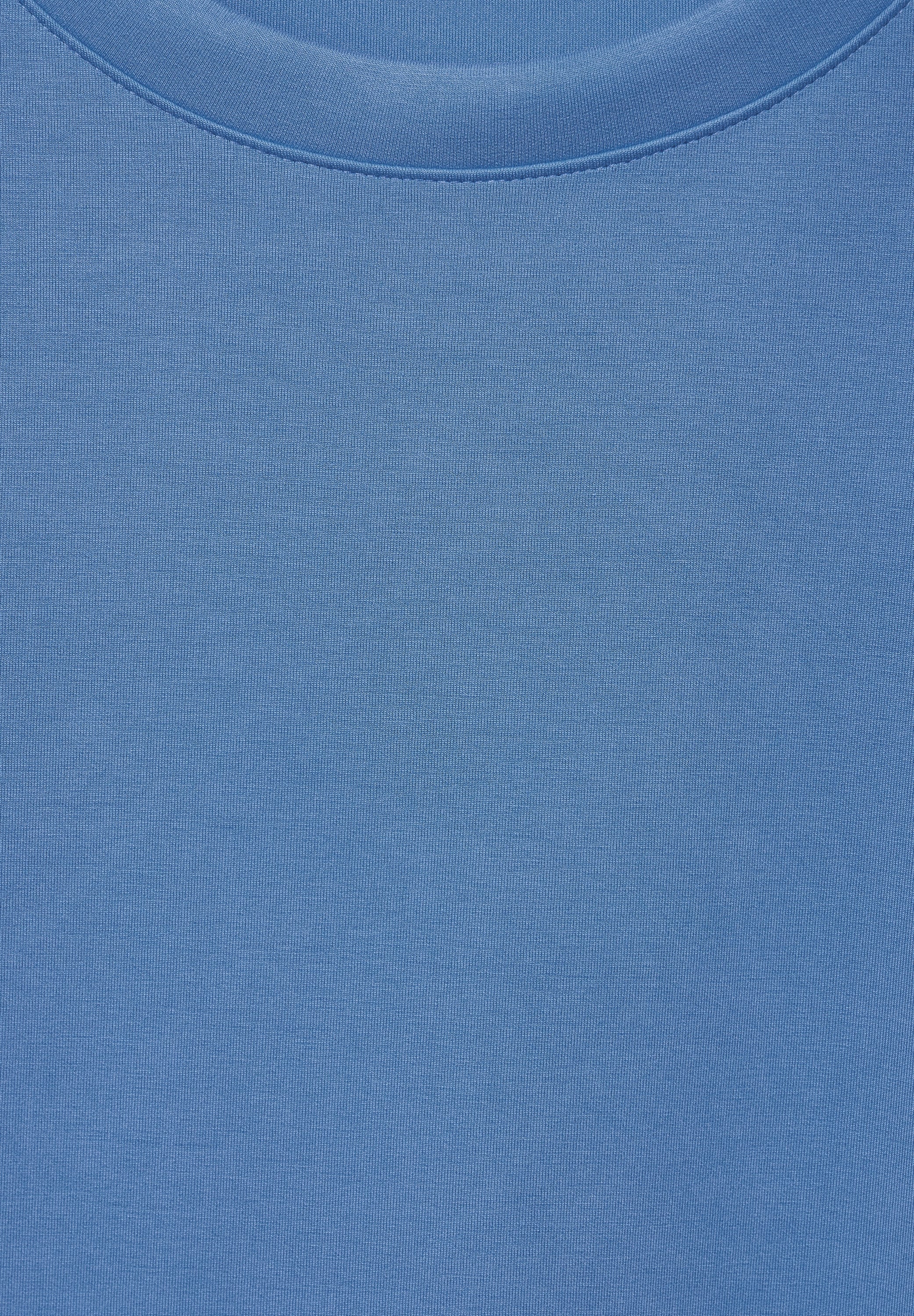 STREET ONE T-Shirt »LTD QR«, im Silk-Look, mit seidigem Glanz