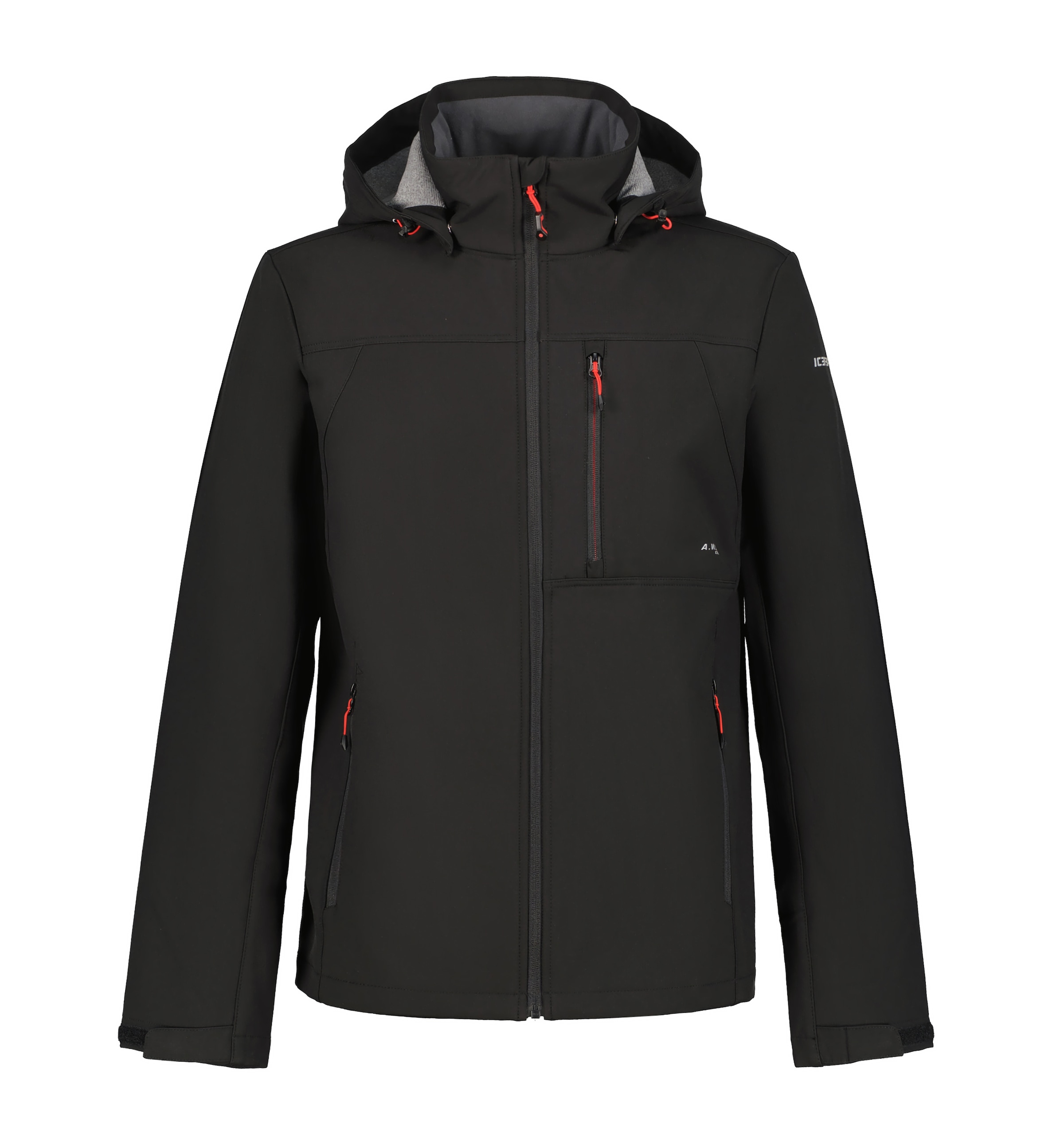 Icepeak Softshelljacke »BEEDEVILLE«, (1 St.), mit Kapuze, mit dezenten Logoschriftzügen