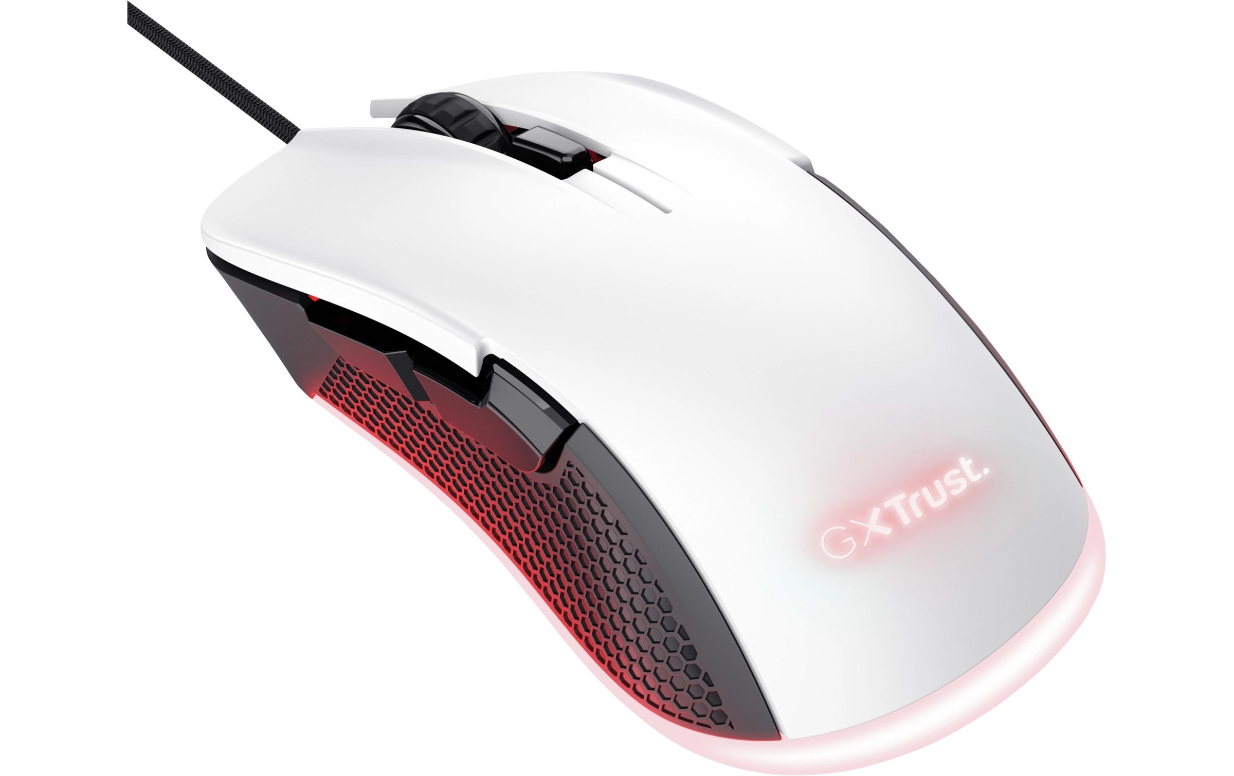 Trust Gaming-Maus »GXT922 Ybar Weiss«, 1000 MHz