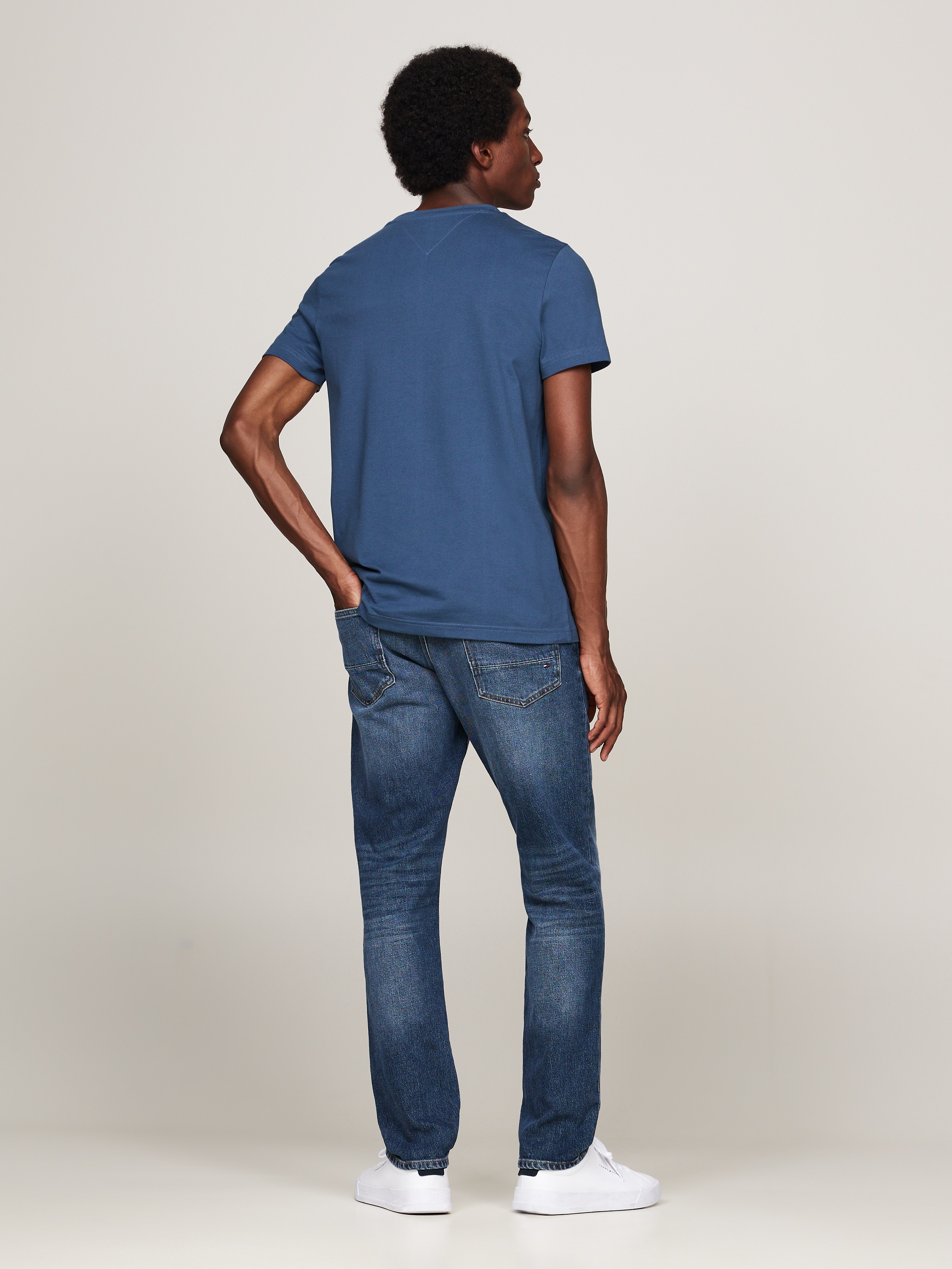 Tommy Hilfiger T-Shirt »TOMMY LOGO TEE«, aus reiner Baumwolle