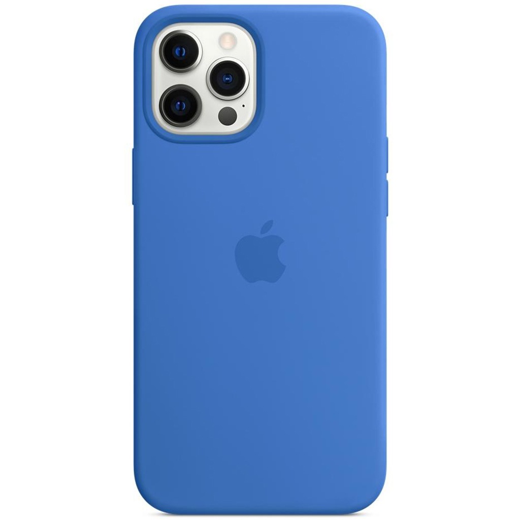 Apple Smartphone-Hülle »Apple iPhone 12P Max Silicone Case Mag Blue«, iPhone 12 Pro Max, MK043ZM/A