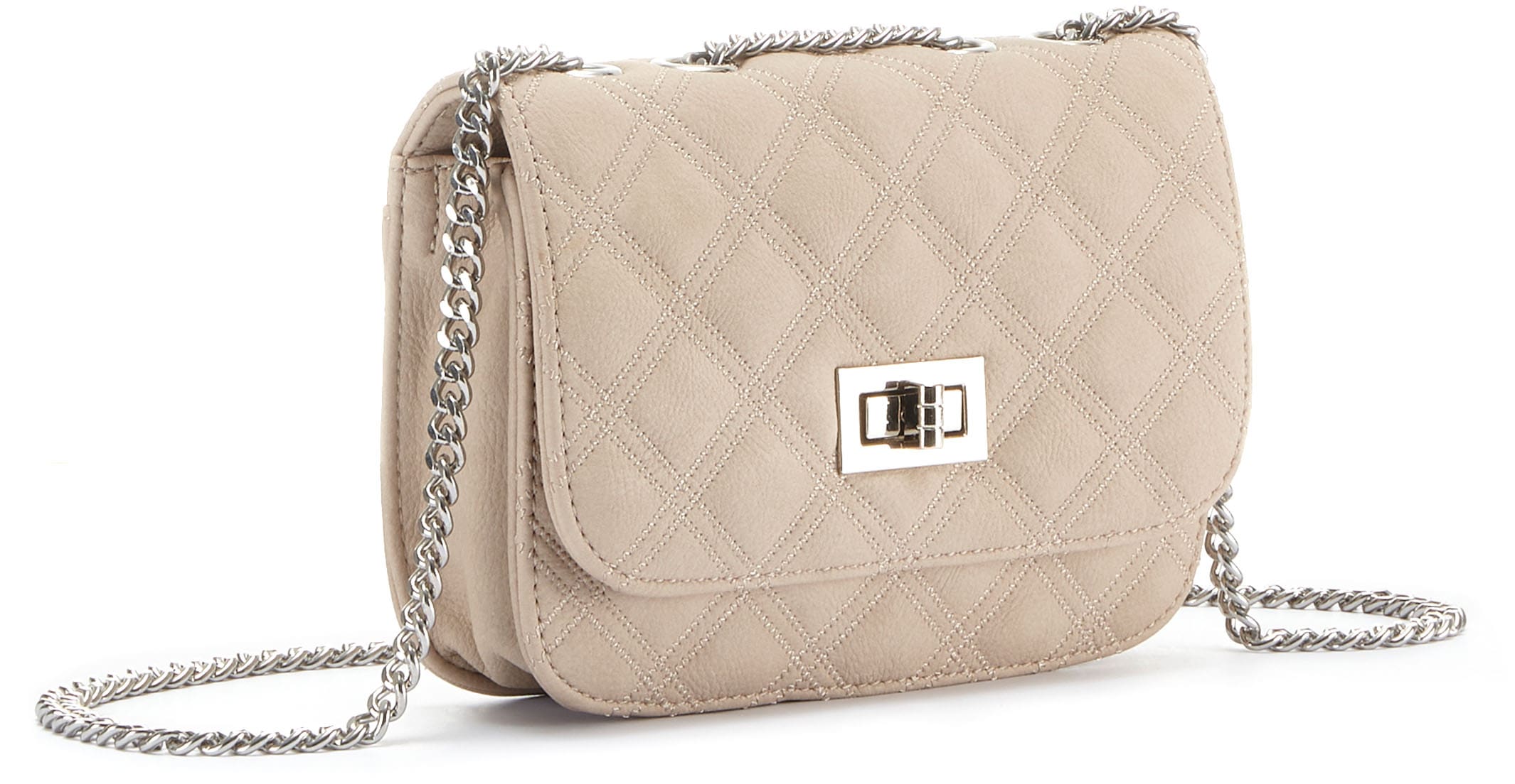 LASCANA Umhängetasche »Minibag«, Handtasche, Henkeltasche mit Kettenhenkel, Crossbody Bag VEGAN