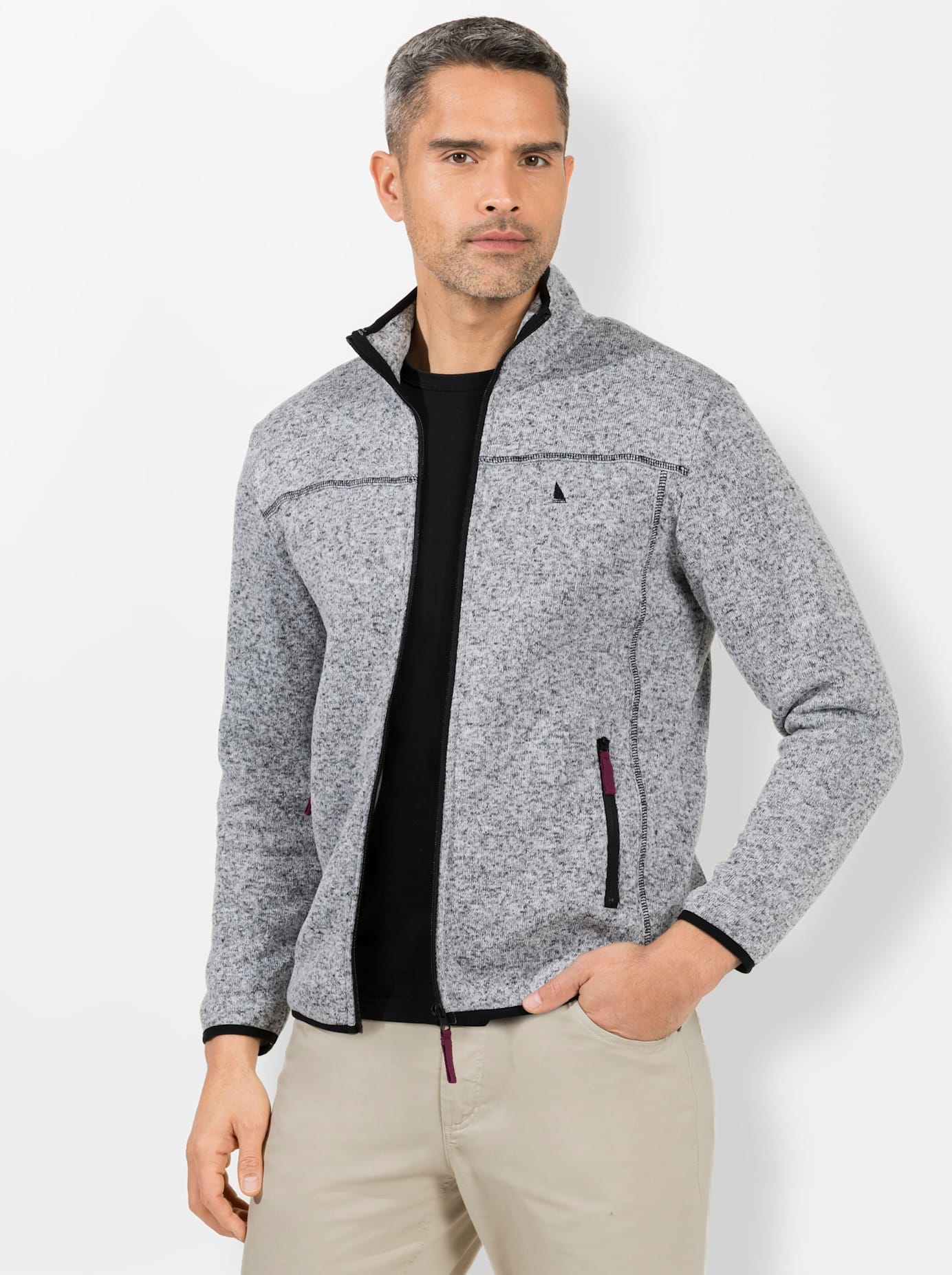 Strickfleecejacke