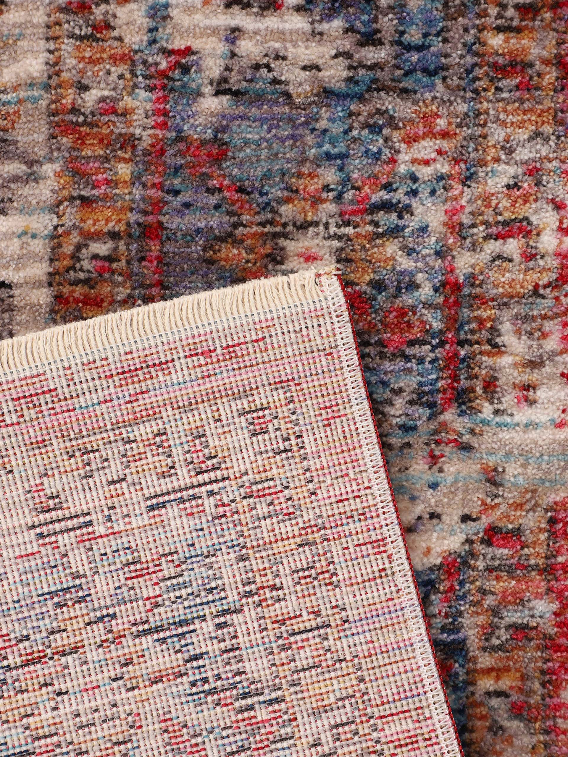 carpetfine Teppich »Phoenix Vintage«, rechteckig, 6 mm Höhe, Vintage Orient Look, mit Fransen, Wohnzimmer
