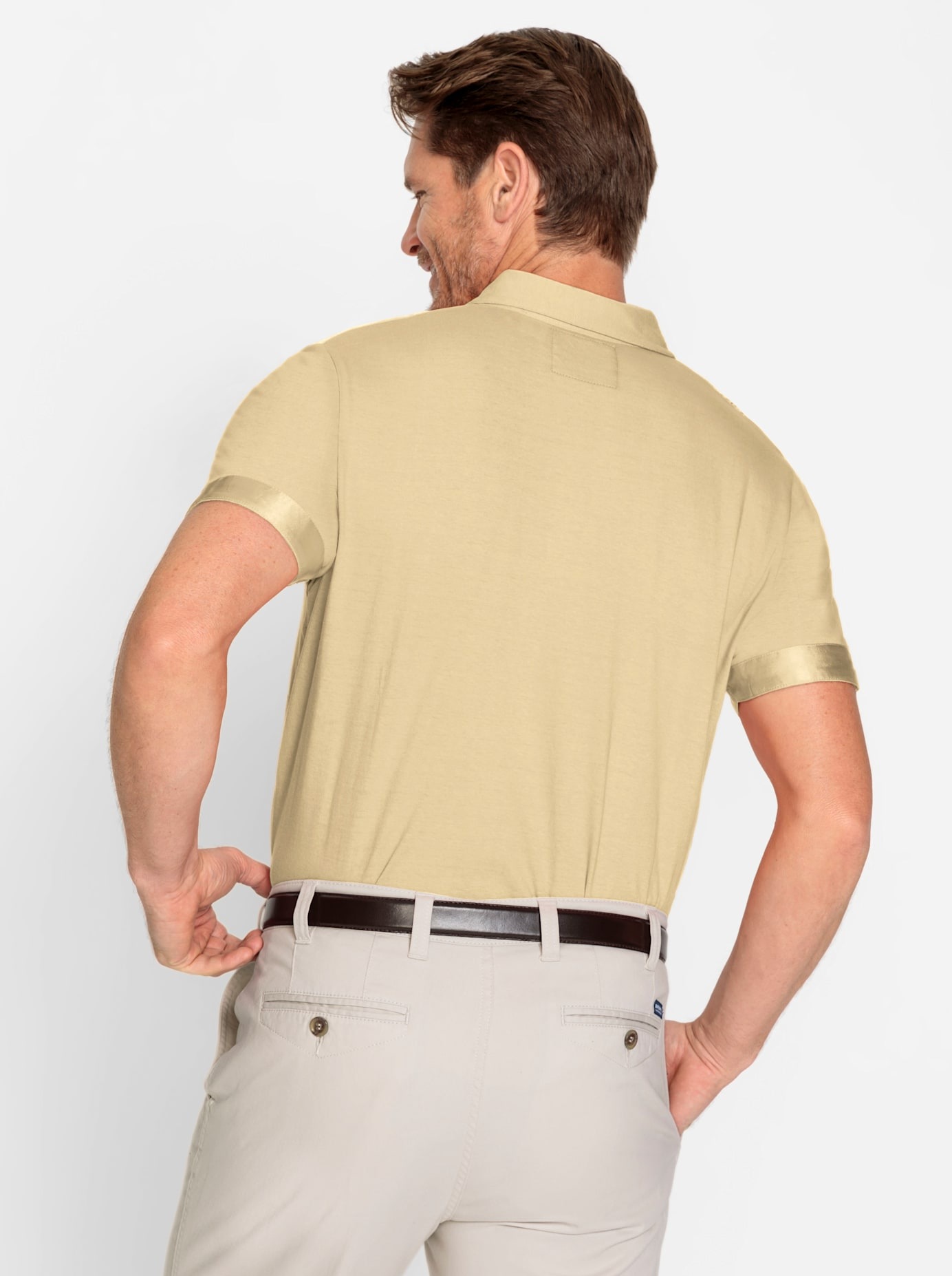 Marco Donati Kurzarmshirt »Kurzarm-Poloshirt«, (1 tlg.)