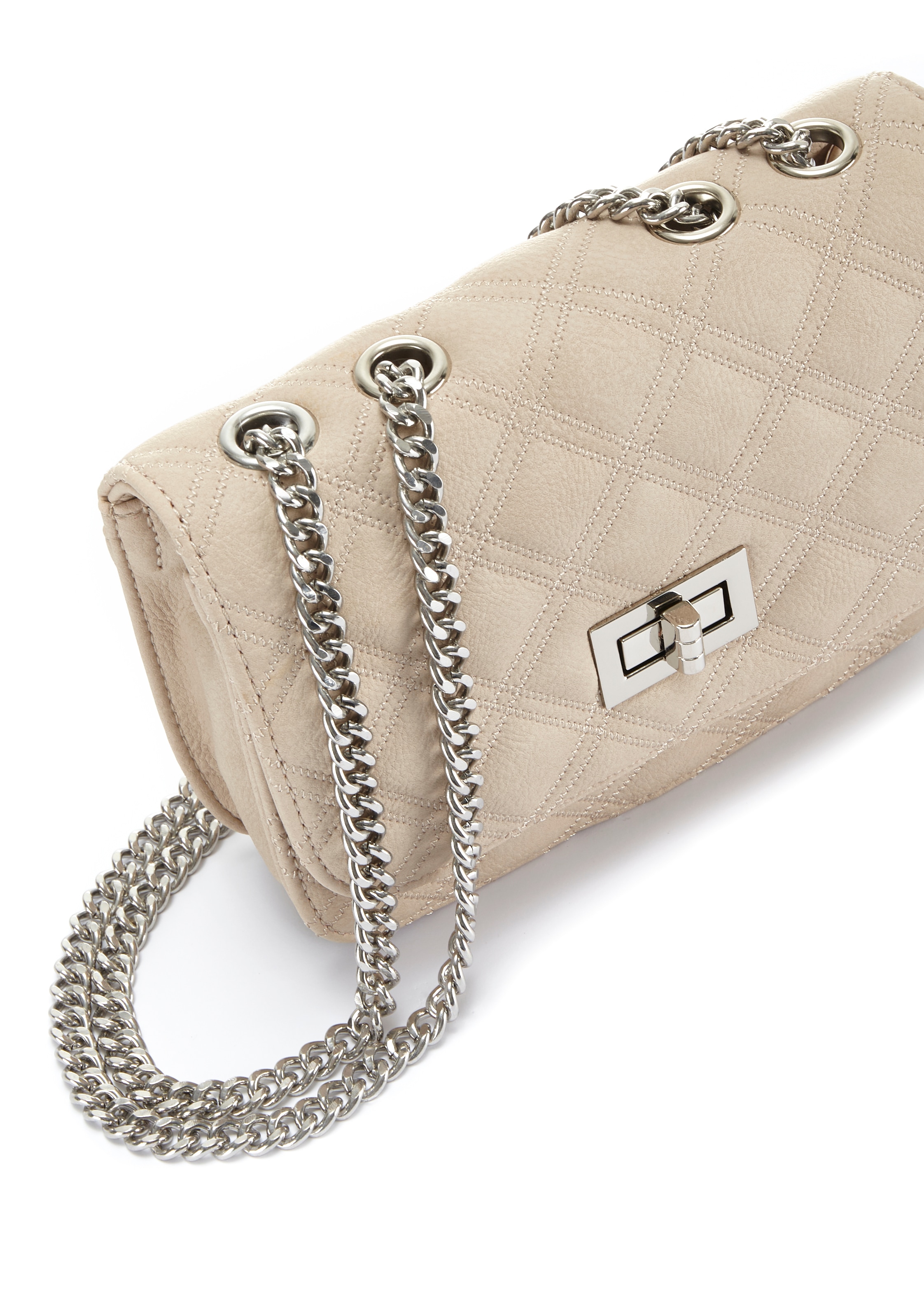 LASCANA Umhängetasche »Minibag«, Handtasche, Henkeltasche mit Kettenhenkel, Crossbody Bag VEGAN