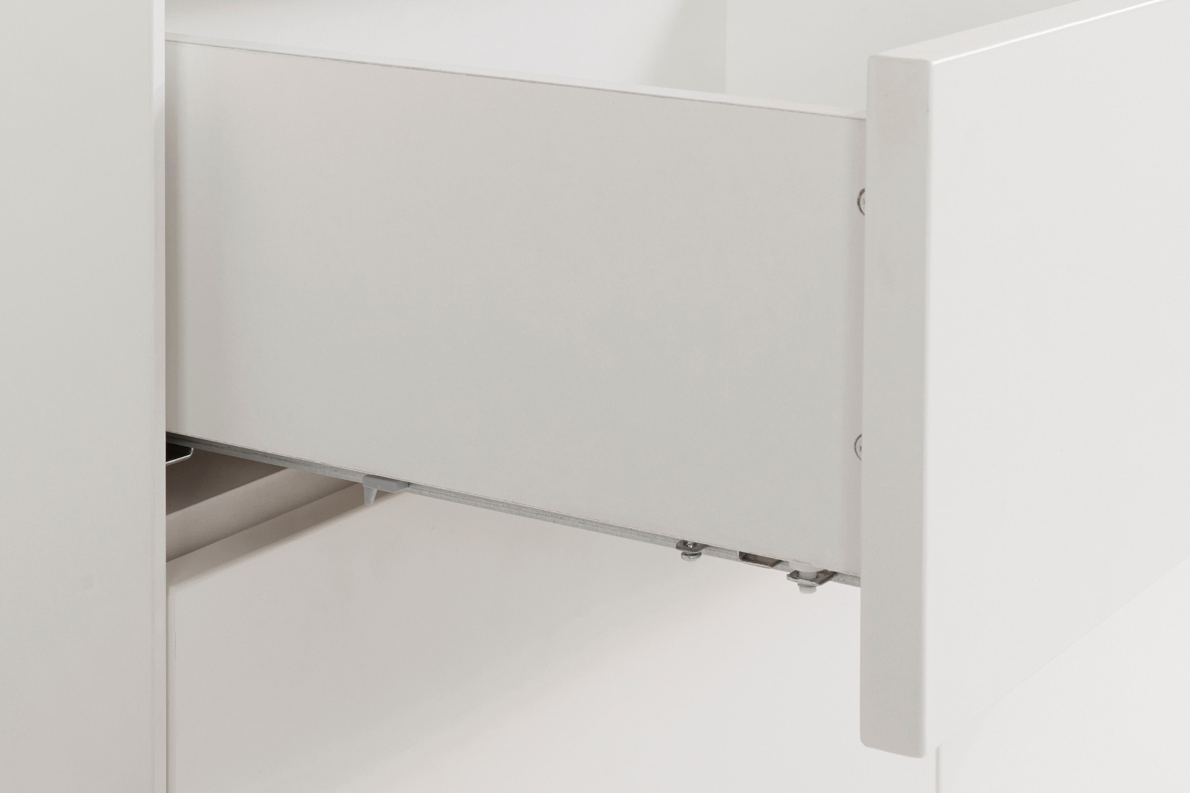 LeGer Home by Lena Gercke Highboard »Essentials«, Höhe: 144cm, MDF lackiert, Push-to-open-Funktion