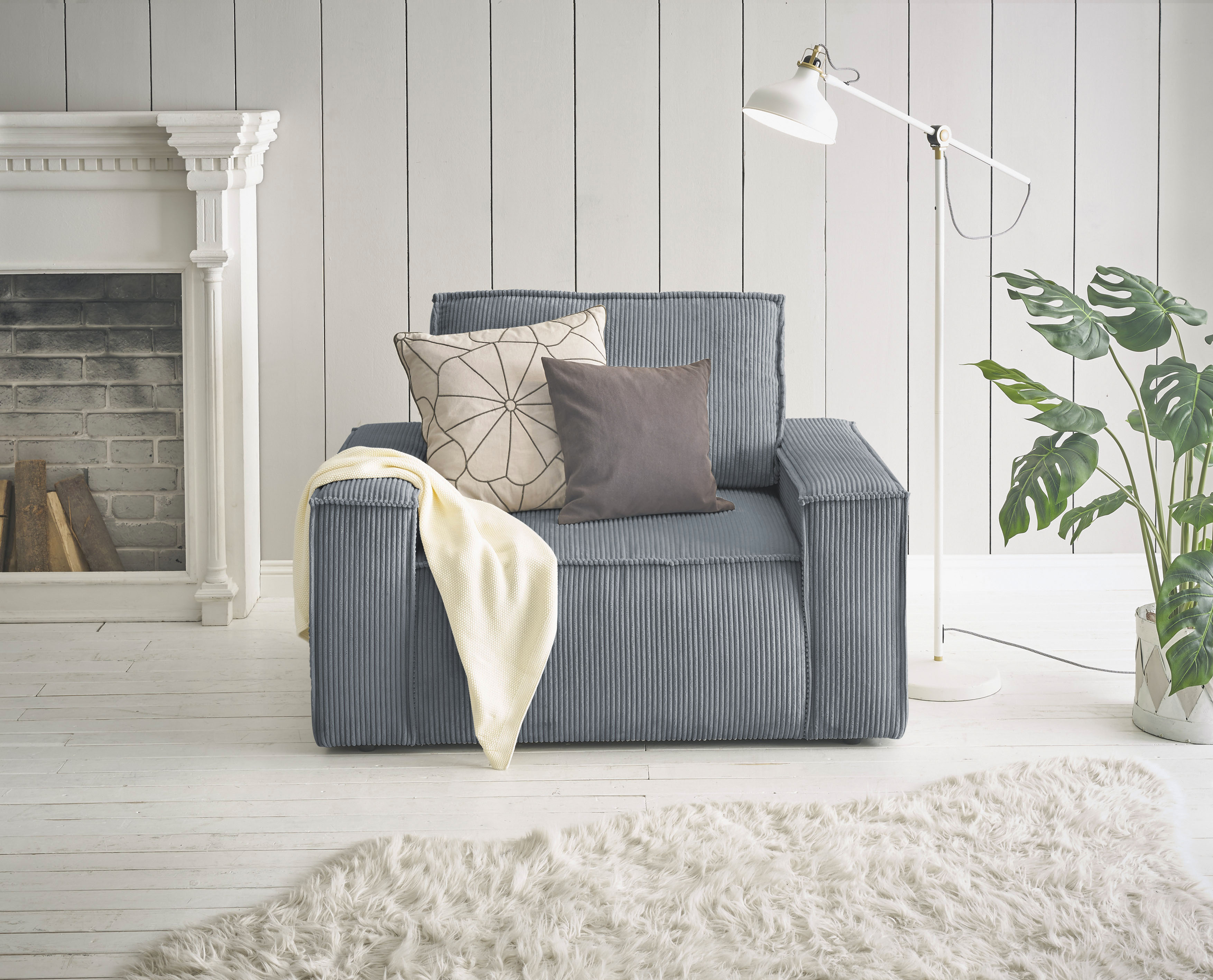 GOODproduct Sessel "SHERWOOD Cord Love-Seat" passend zur Polster-Serie SHERWOOD