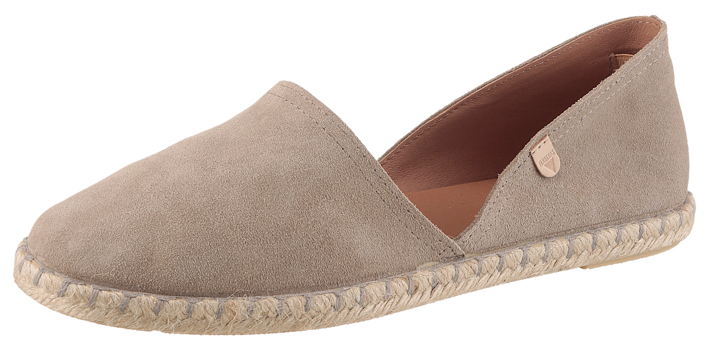 VERBENAS Espadrille »CARMEN SERRAJE« , Schlupfschuh, Sommerschuh, Loafer mit typischem Jute-Rahmen
