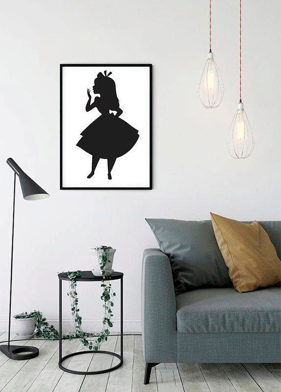 ✵ Komar Poster »Alice Silhouette«, Disney, Kinderzimmer, Schlafzimmer,  Wohnzimmer günstig bestellen | Jelmoli-Versand