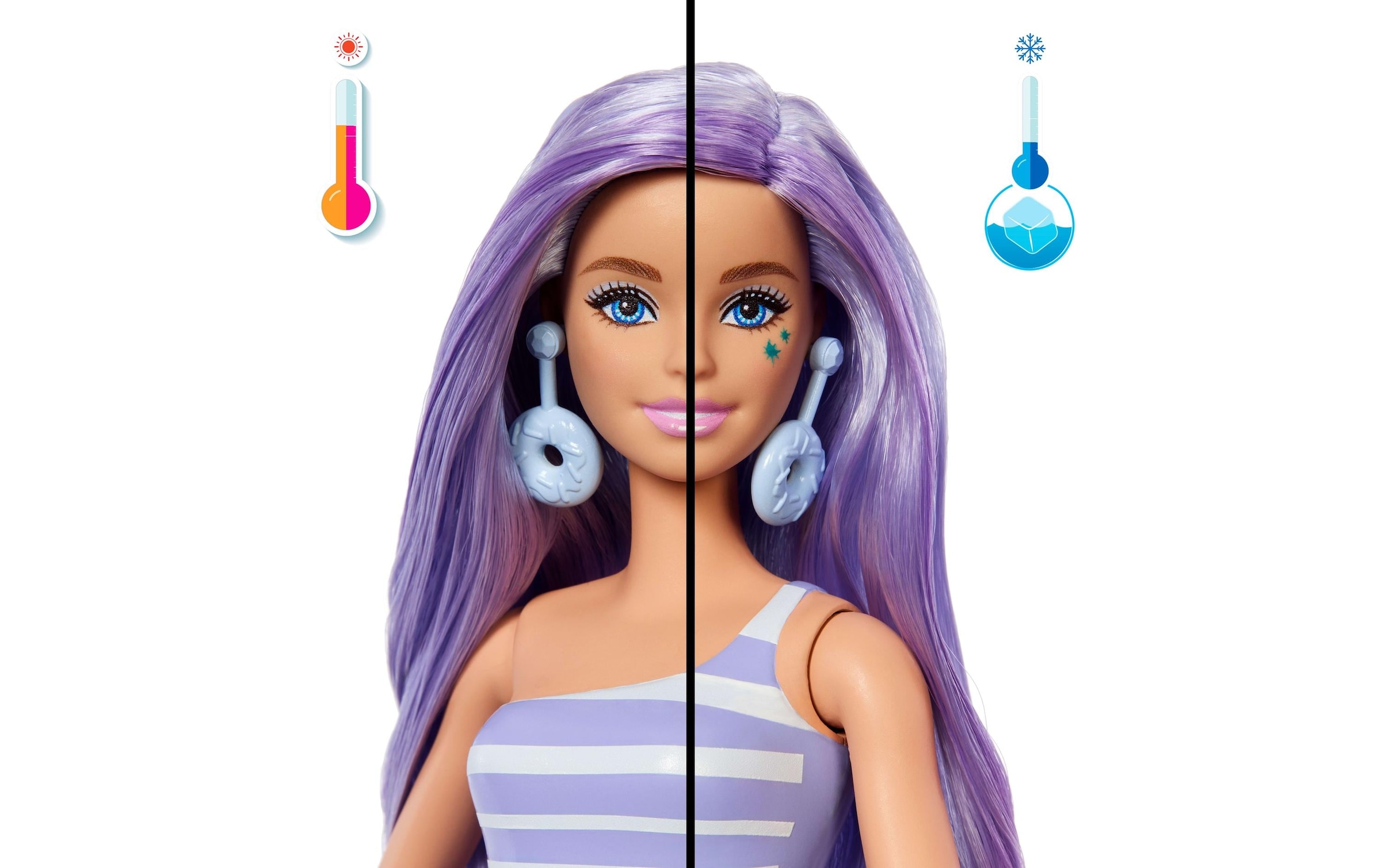 Barbie Anziehpuppe »Pop! Reveal Treats Series Purple assortiert«