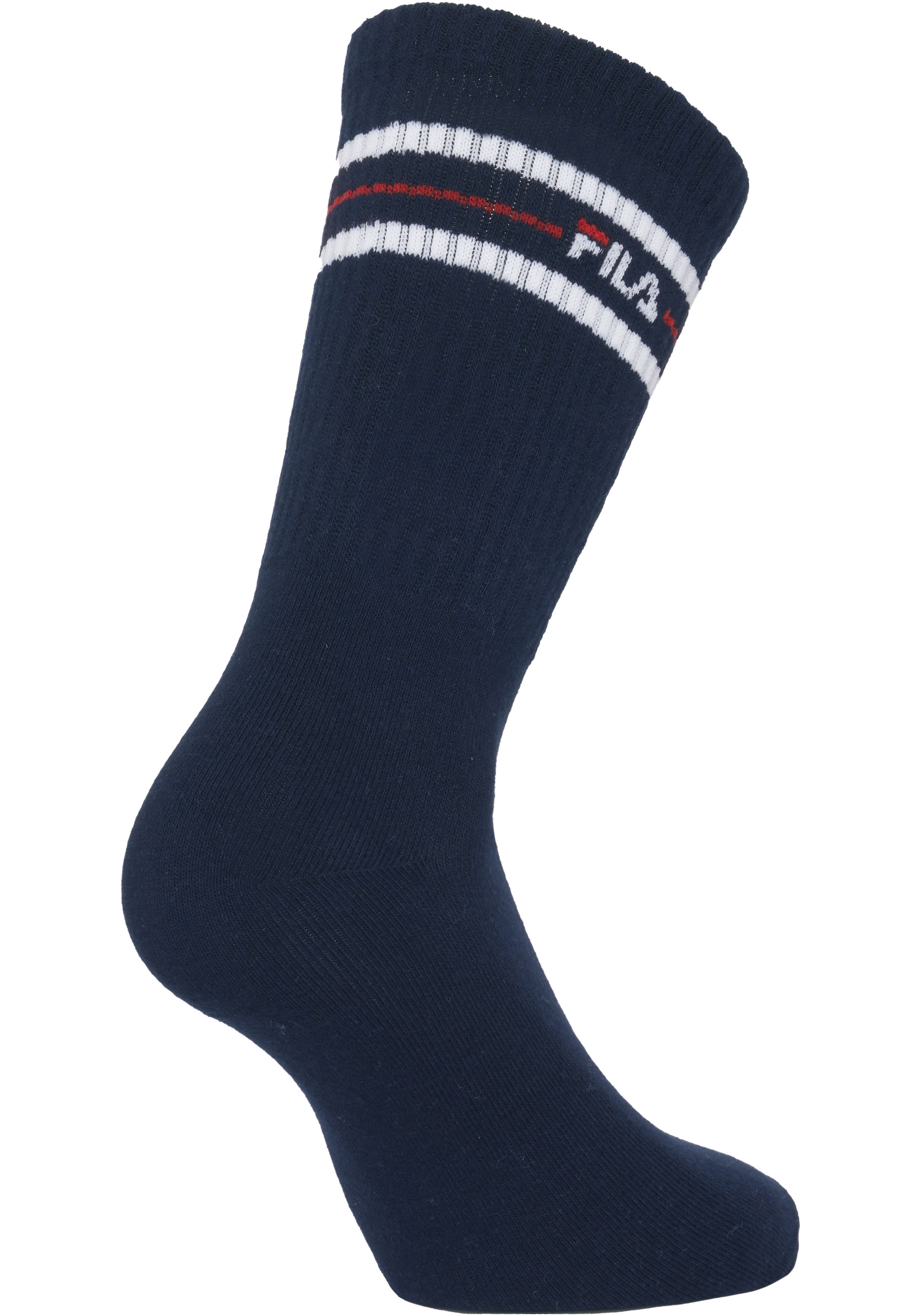 Fila Sportsocken, (6er Pack), mit eingestricktem Logo