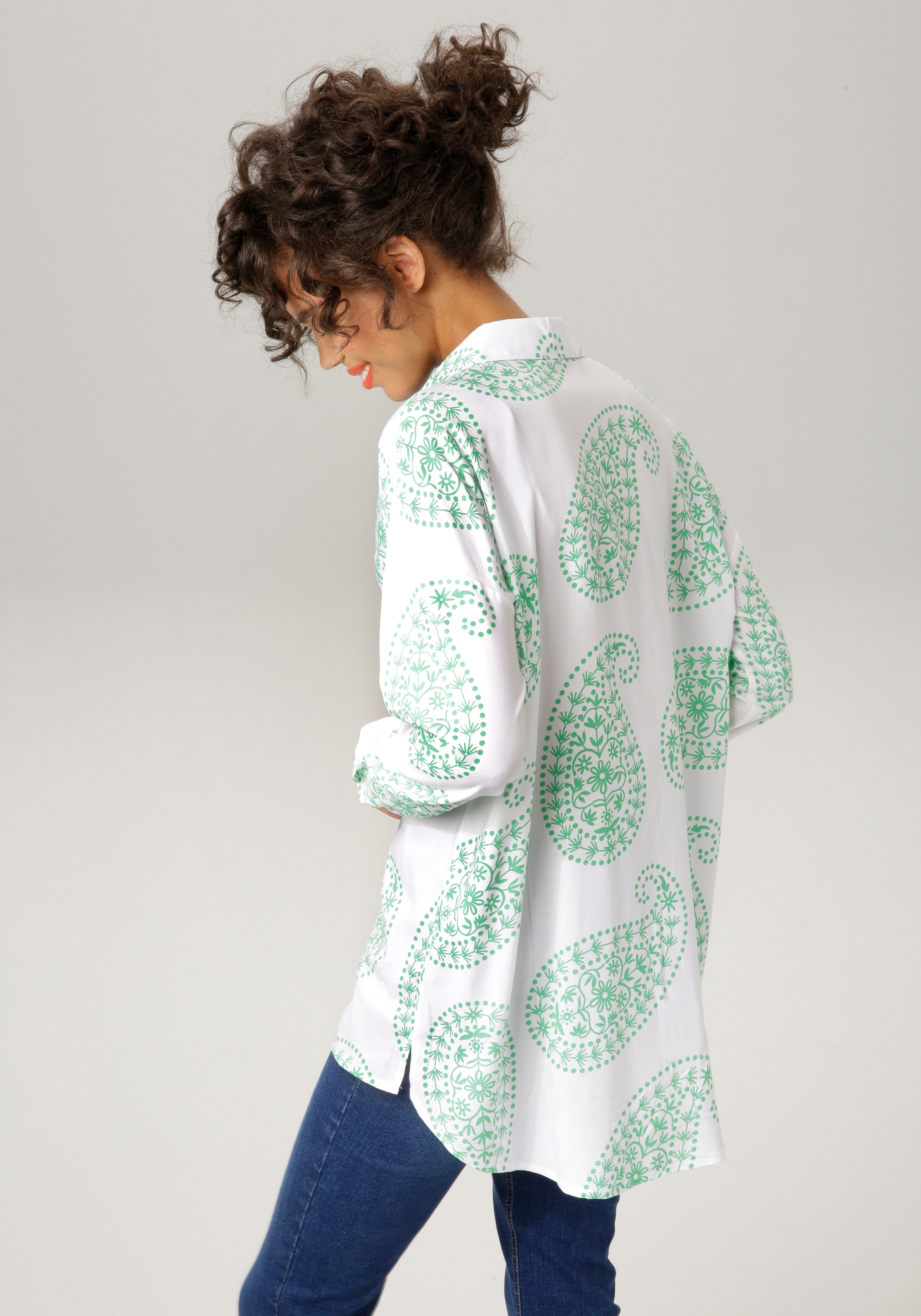 Aniston CASUAL Hemdbluse, mit grossflächigem bestellen | Paisley-Muster online Jelmoli-Versand