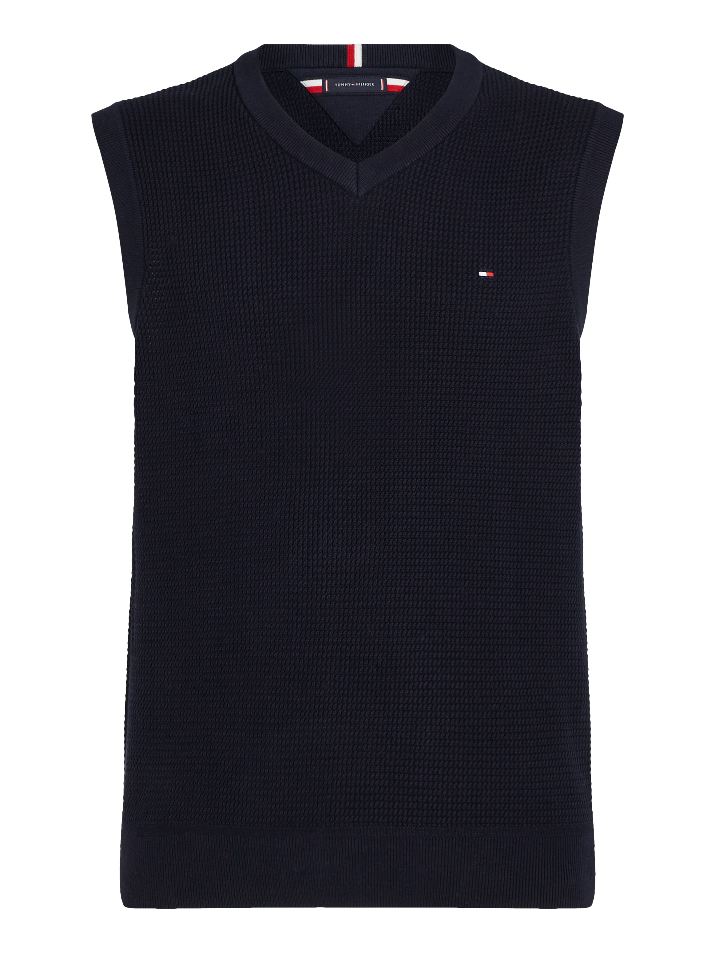 Tommy Hilfiger Pullunder »REFINED STRUCTURE VEST«, mit feiner Struktur