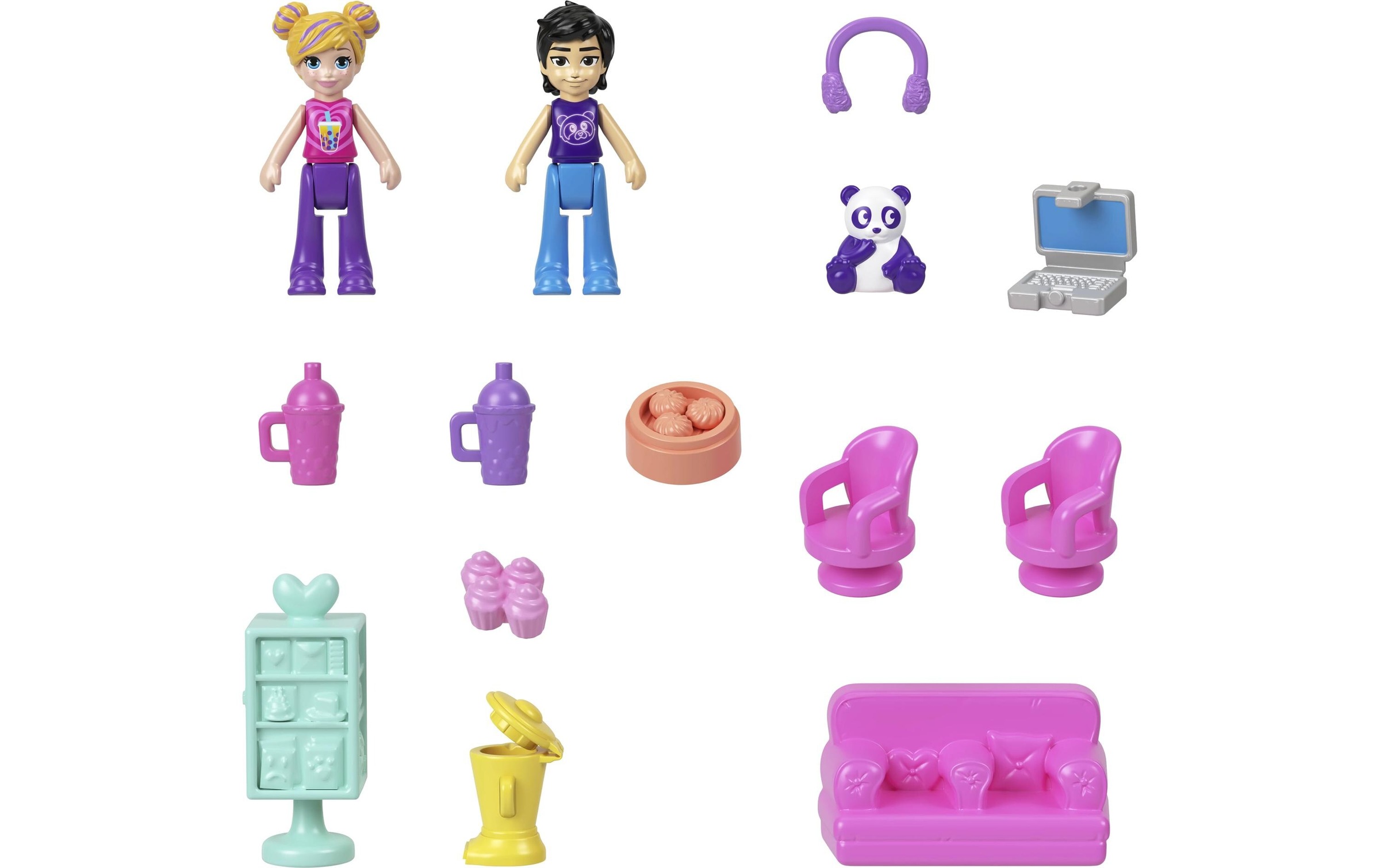 Polly Pocket Spielwelt »Bubble Tea Pandaschatulle«