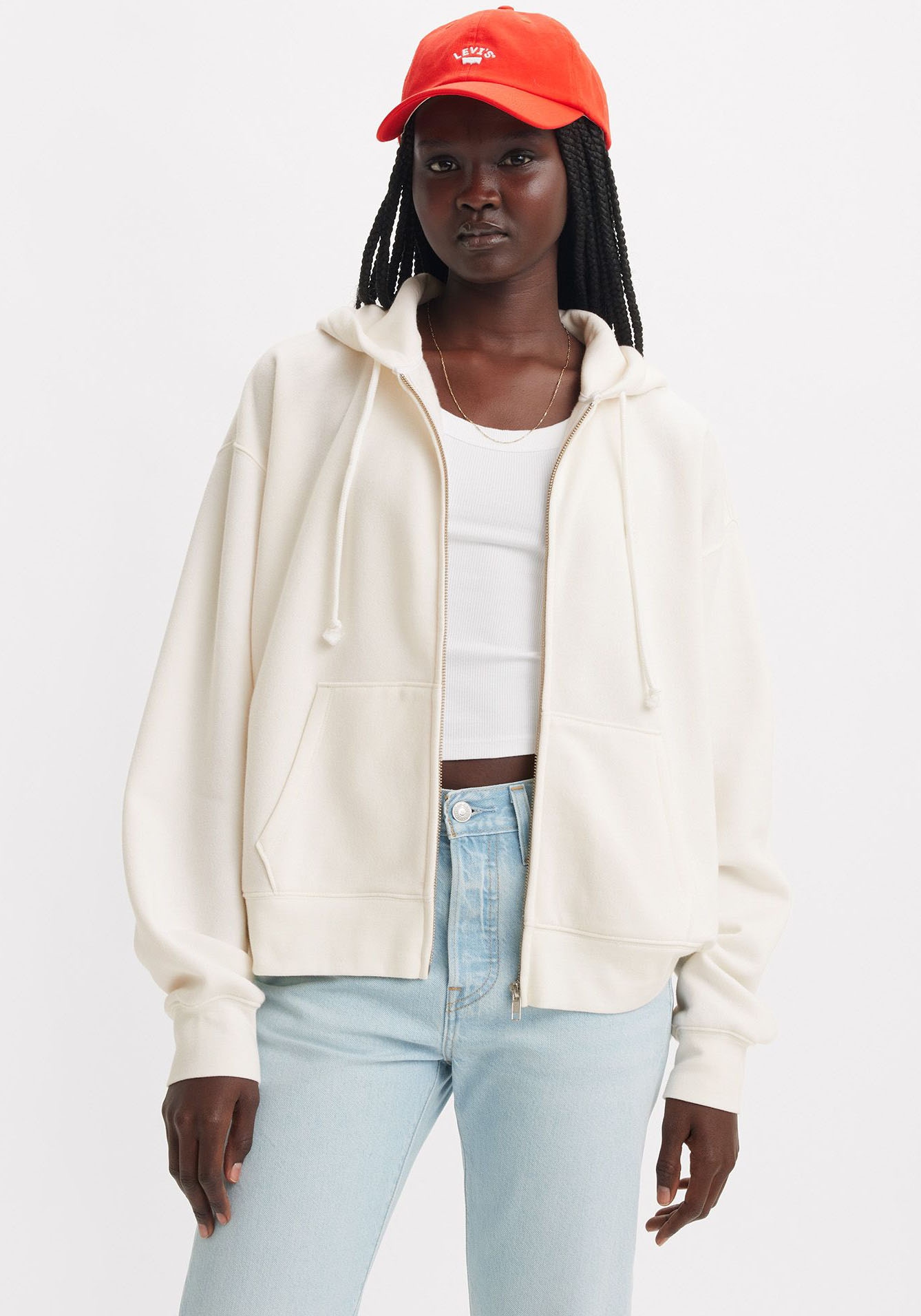 Levi's® Kapuzensweatjacke »EVERYDAY ZIP HOODIE«, mit Logo Stickerei