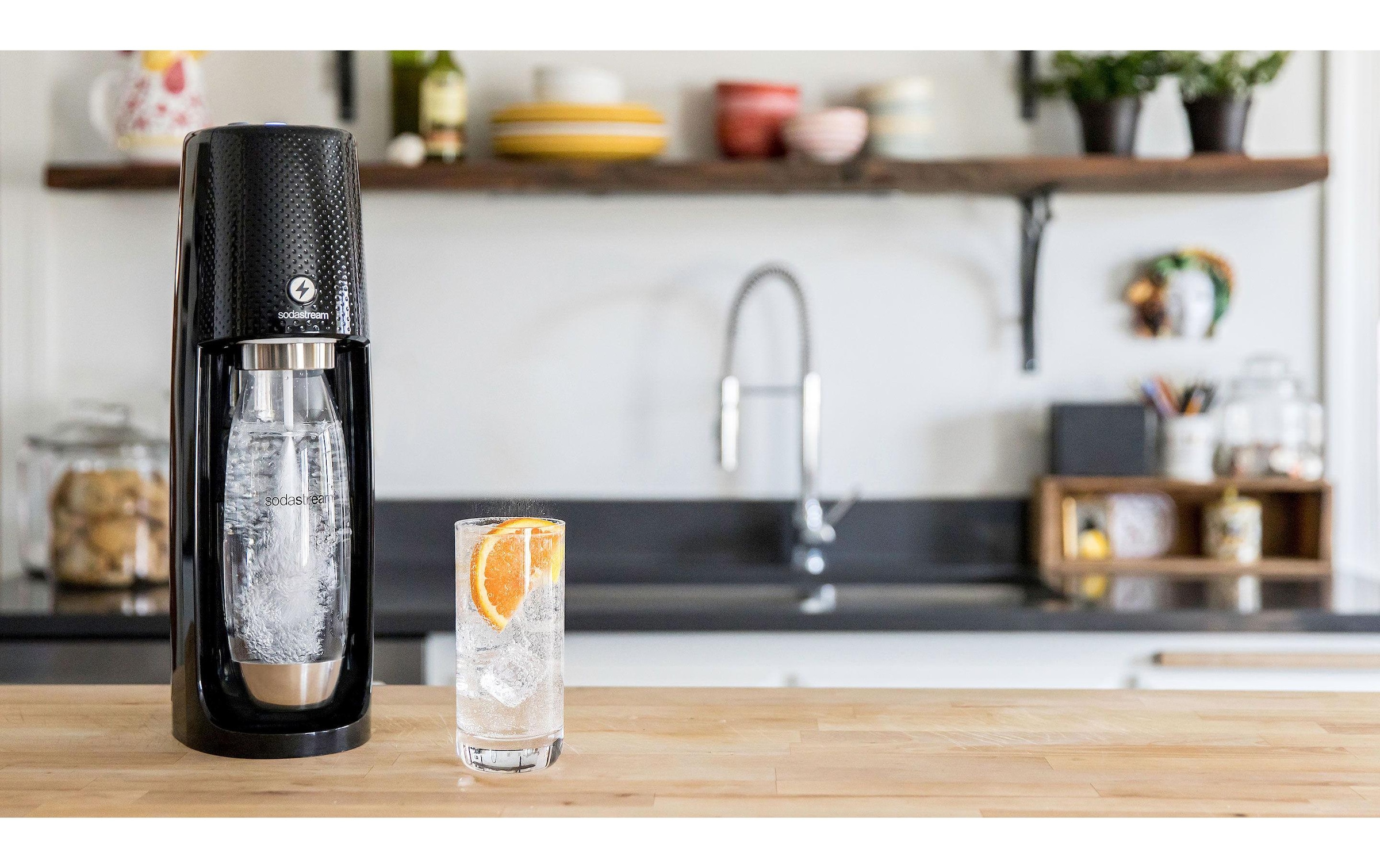 SodaStream Wassersprudler »SPIRIT ONE TOUCH«, (Set, 3 tlg.)