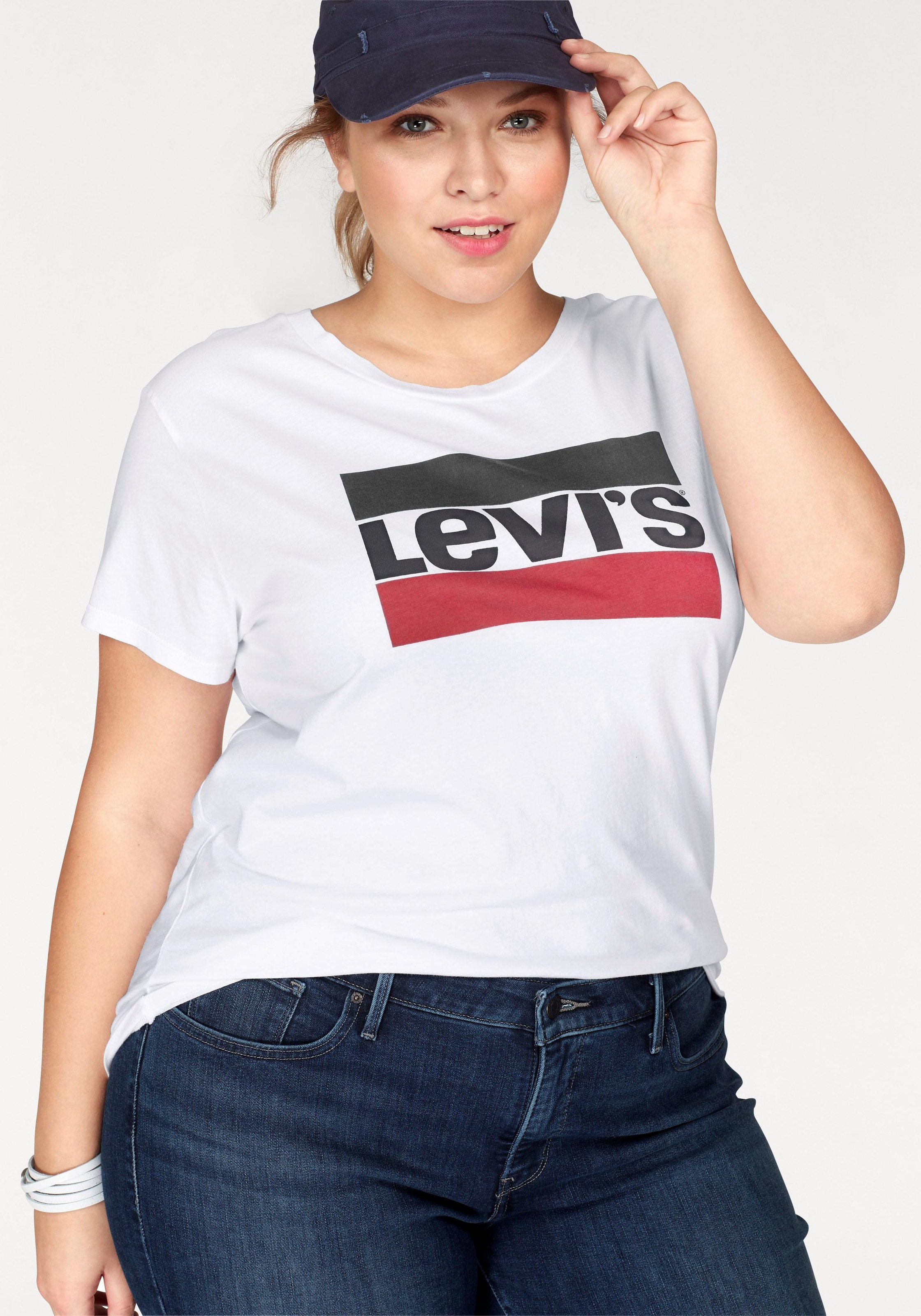 Levi's® Plus Rundhalsshirt »Graphic Sport«, Logoprint kaufen