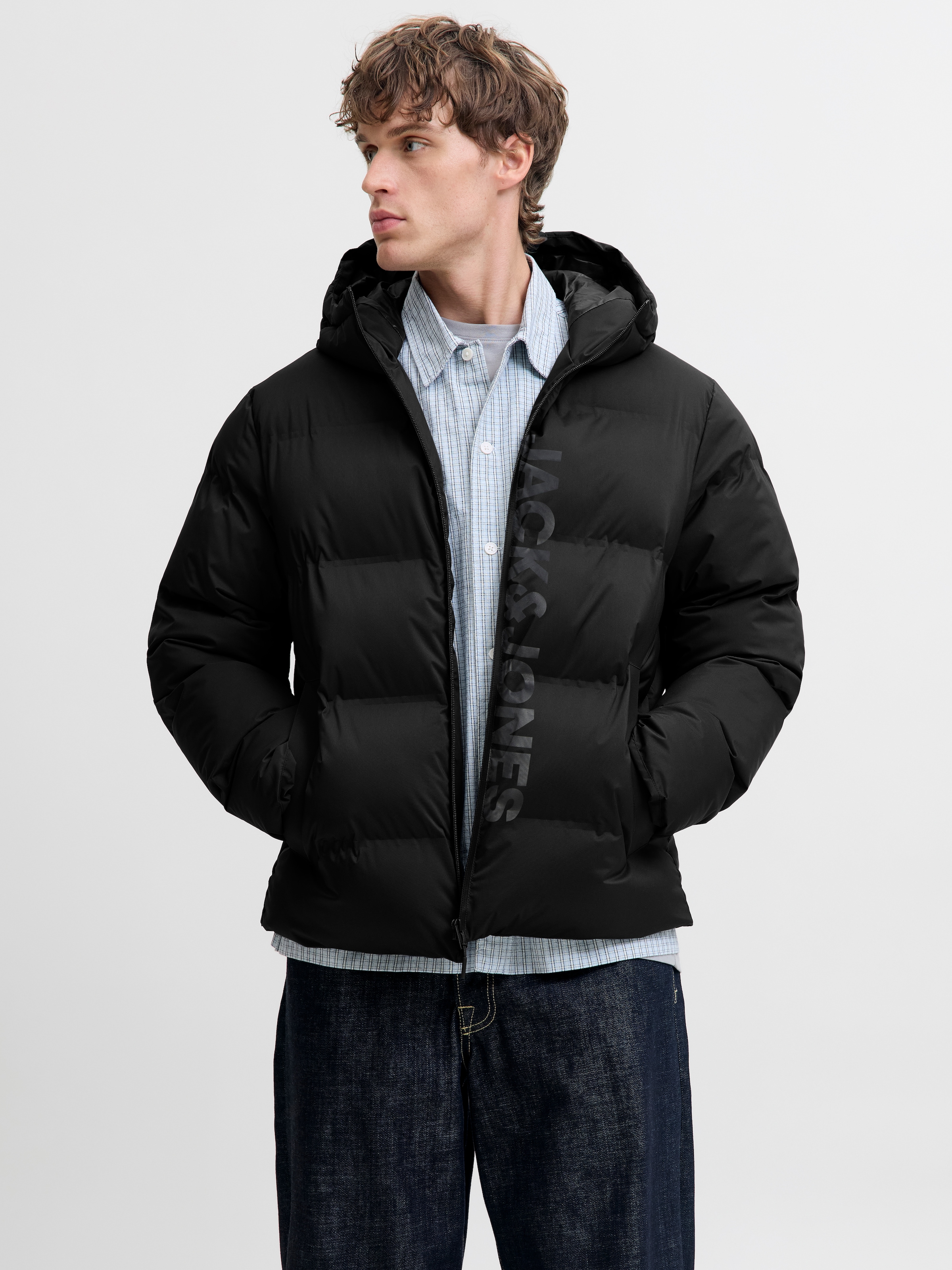 Jack & Jones Steppjacke »JJKAITO PUFFER JACKET BF« mit Kapuze
