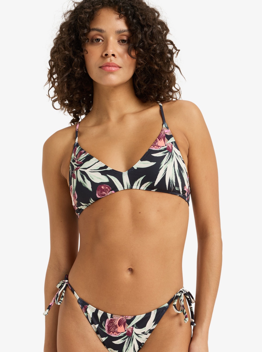 Roxy Triangel-Bikini-Top »PT BEACH CLASHORT SLEEVEICS STRAPPY BRA«, (1 St.)