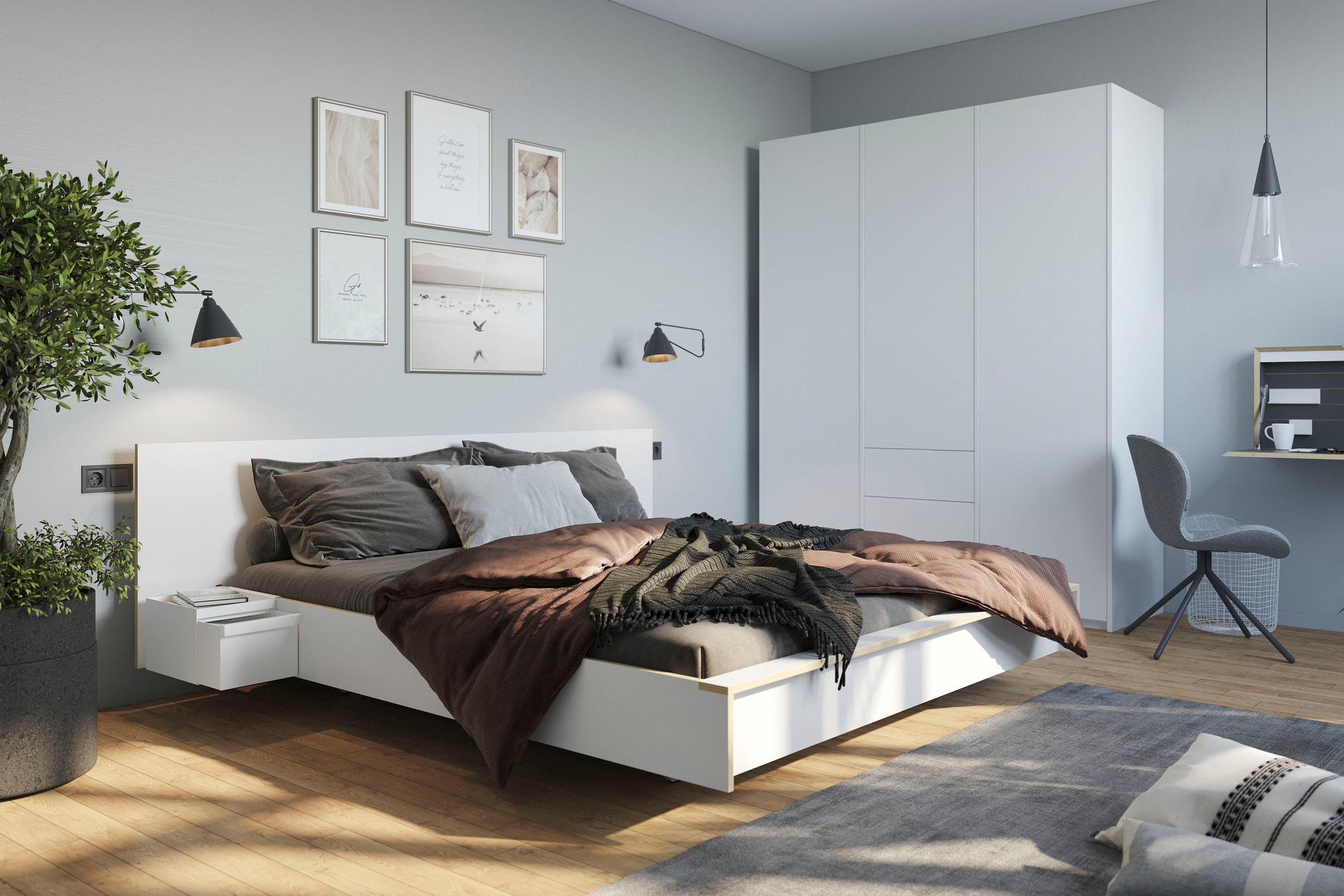 Müller SMALL Plus Kleiderschrank inklusive Schubladen »Modular 3 LIVING bestellen Variante 3«, online